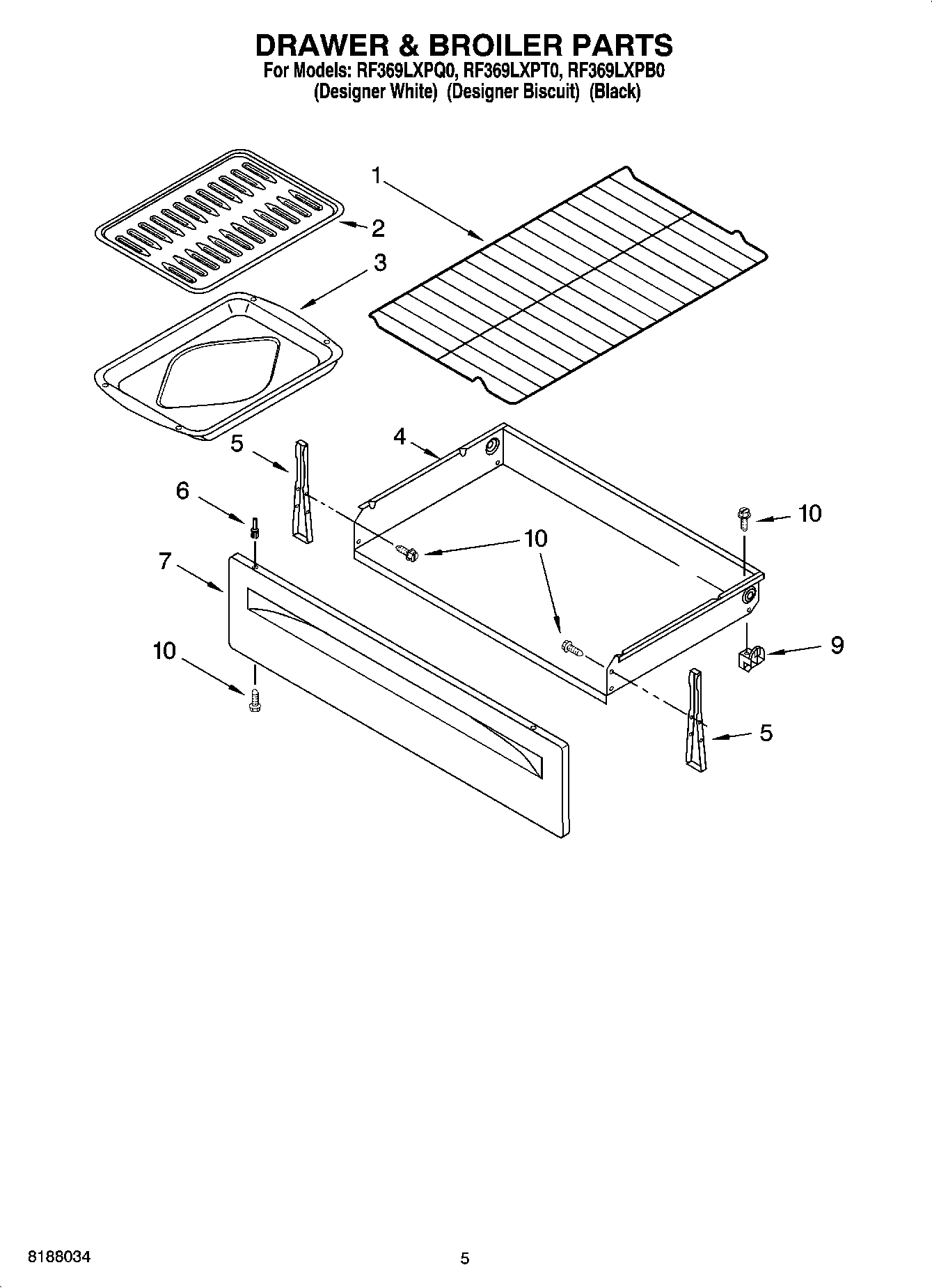 04 - DRAWER & BROILER PARTS