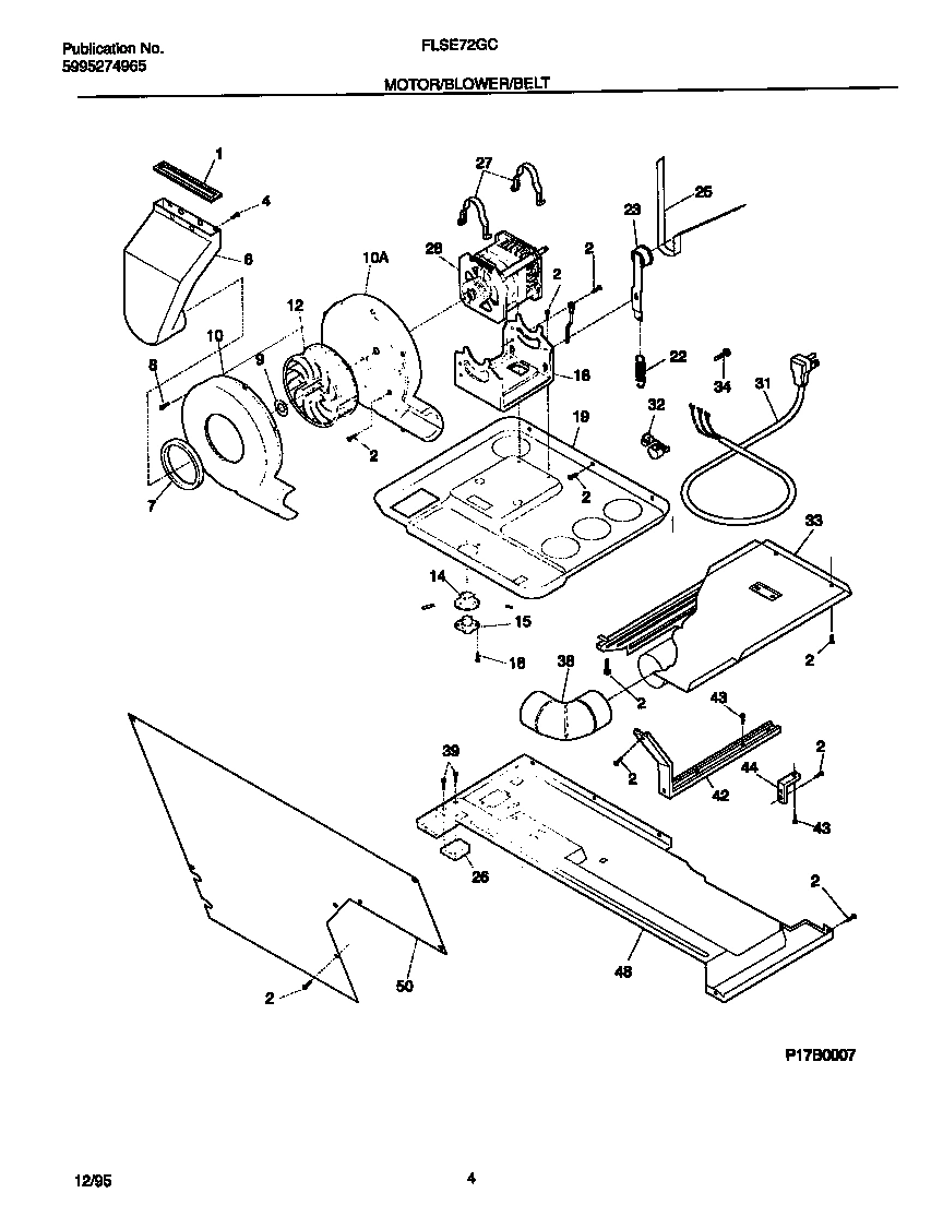 03 - MOTOR/BLOWER/BELT