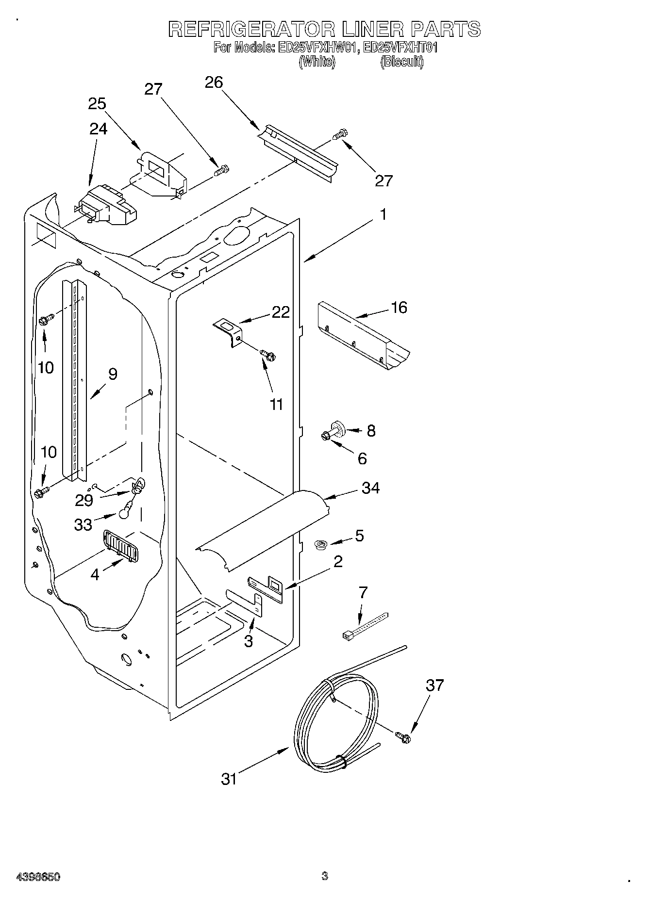 02 - REFRIGERATOR LINER