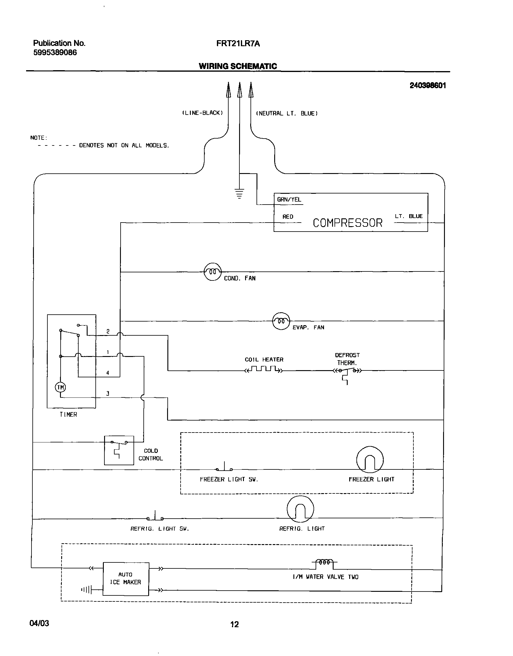 12 - WIRING SCHEMATIC