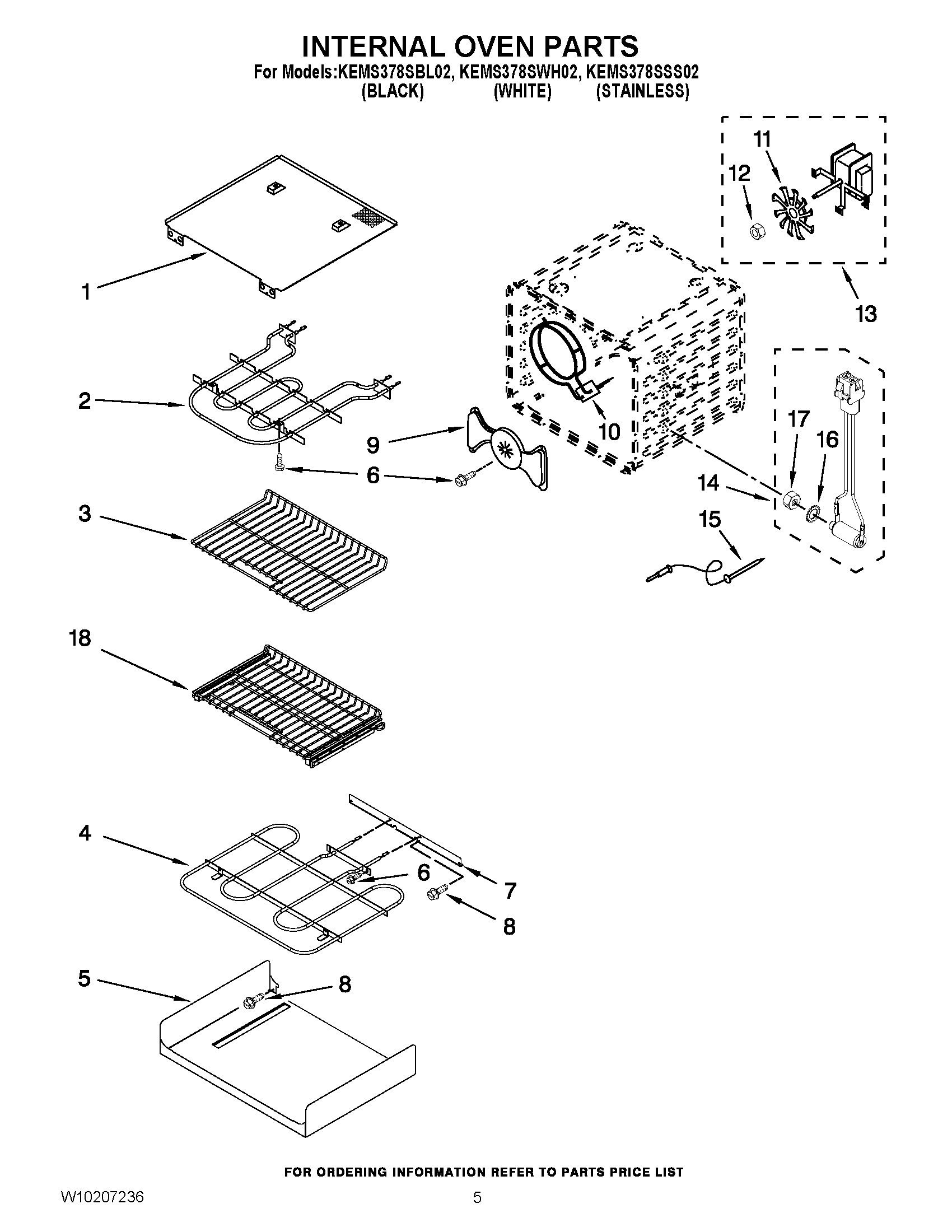 04 - INTERNAL OVEN PARTS