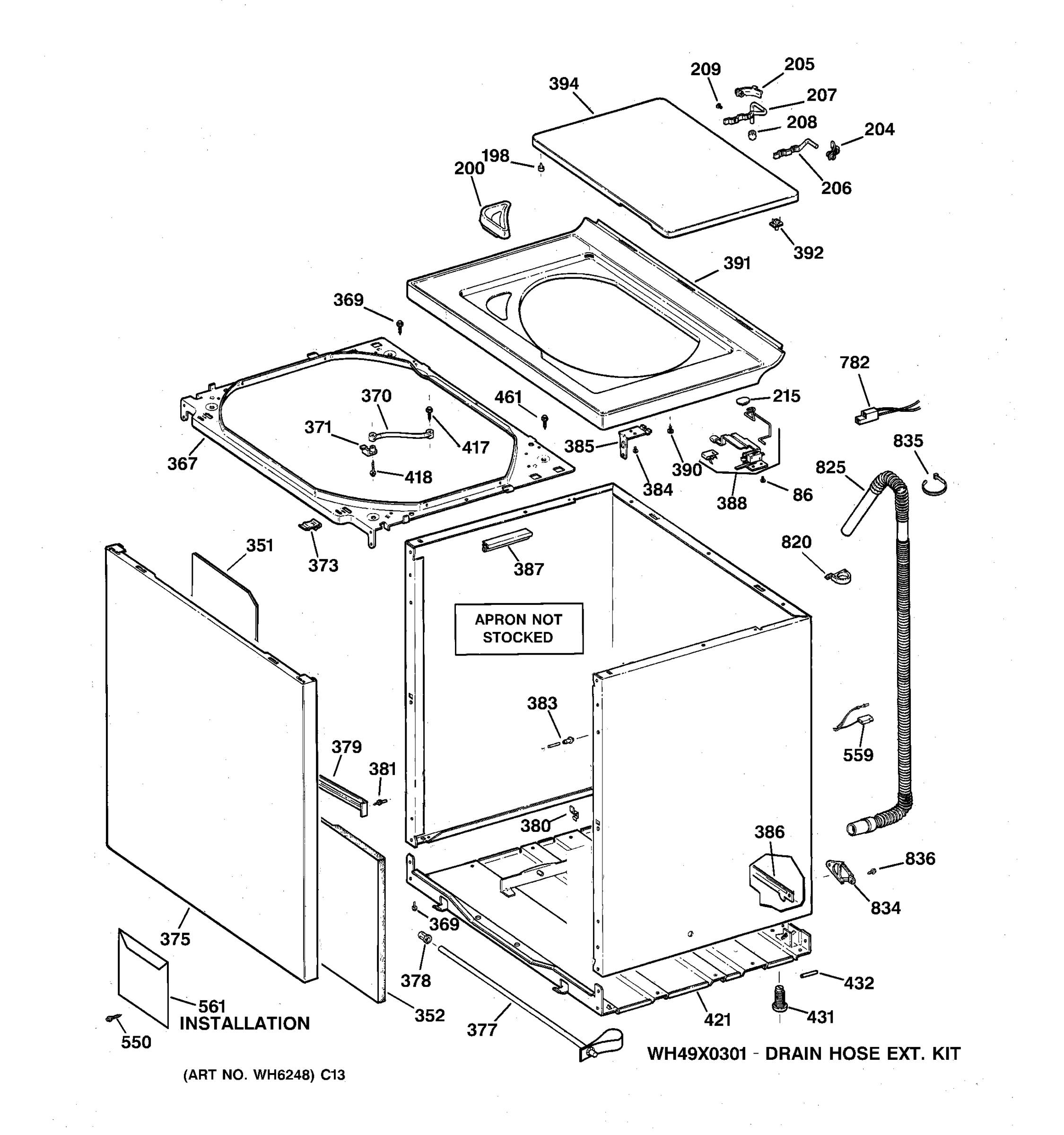 CABINET, COVER & FRONT PANEL