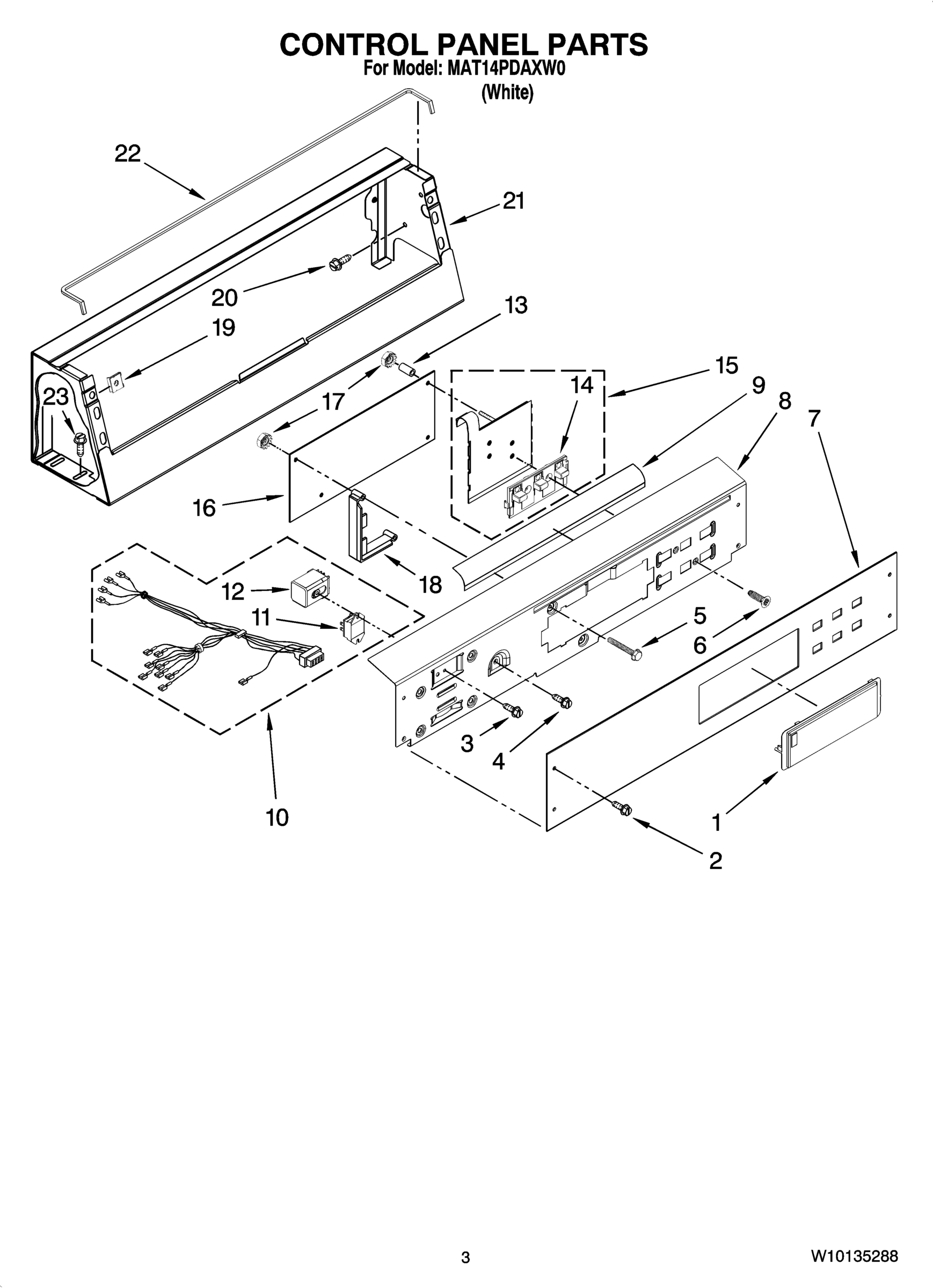 02 - CONTROL PANEL PARTS