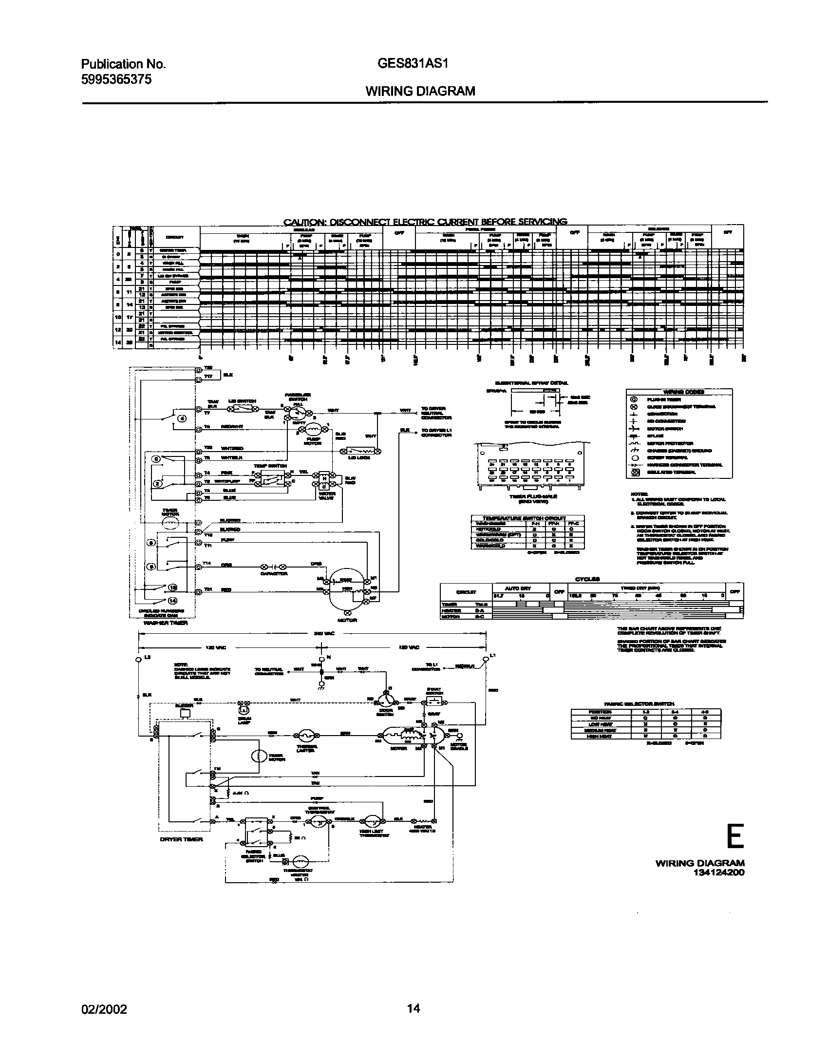 14 - 134124200 WIRING DIAGRAM
