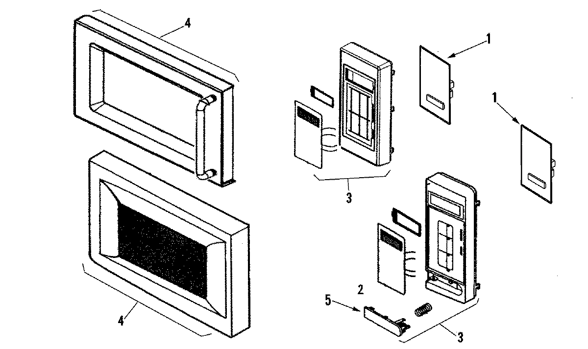 02 - CONTROL PANEL/DOOR ASSEMBLY