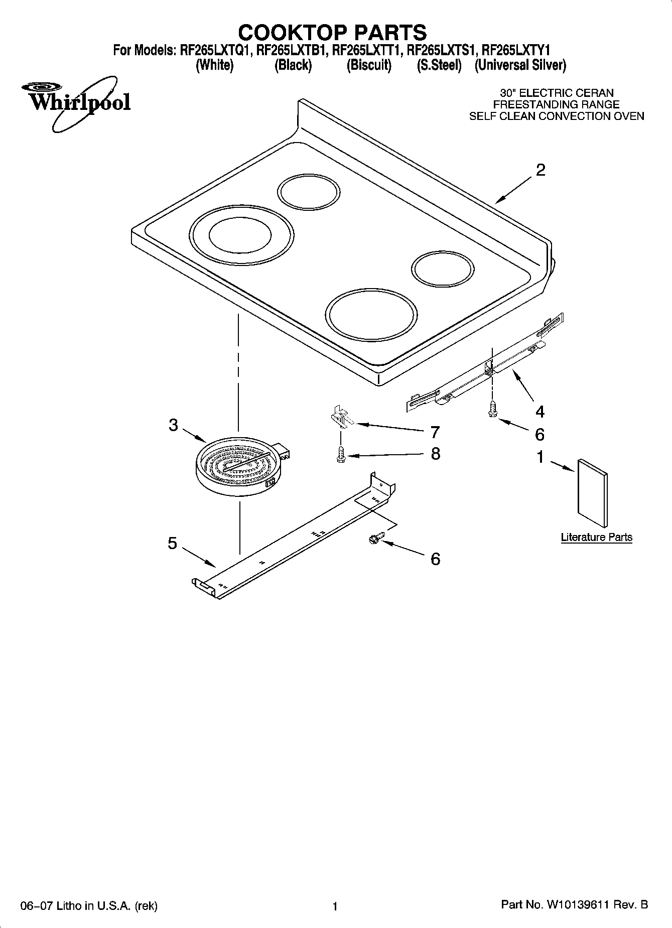 01 - COOKTOP PARTS
