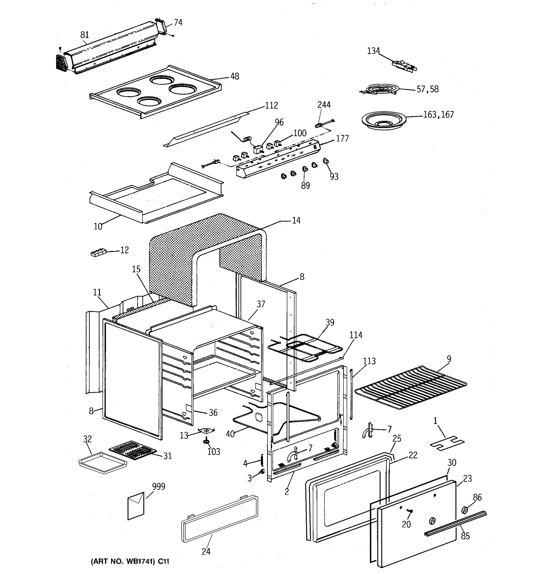 RANGE PARTS
