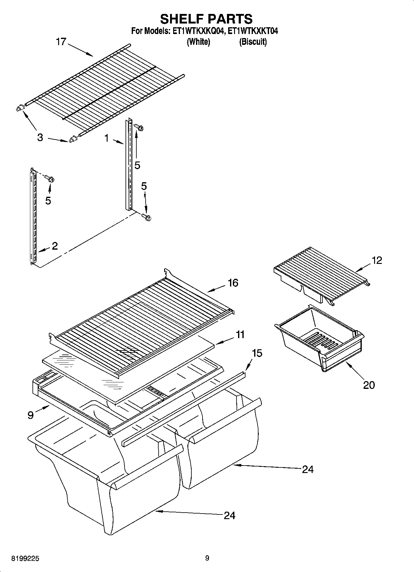 05 - SHELF PARTS, OPTIONAL PARTS