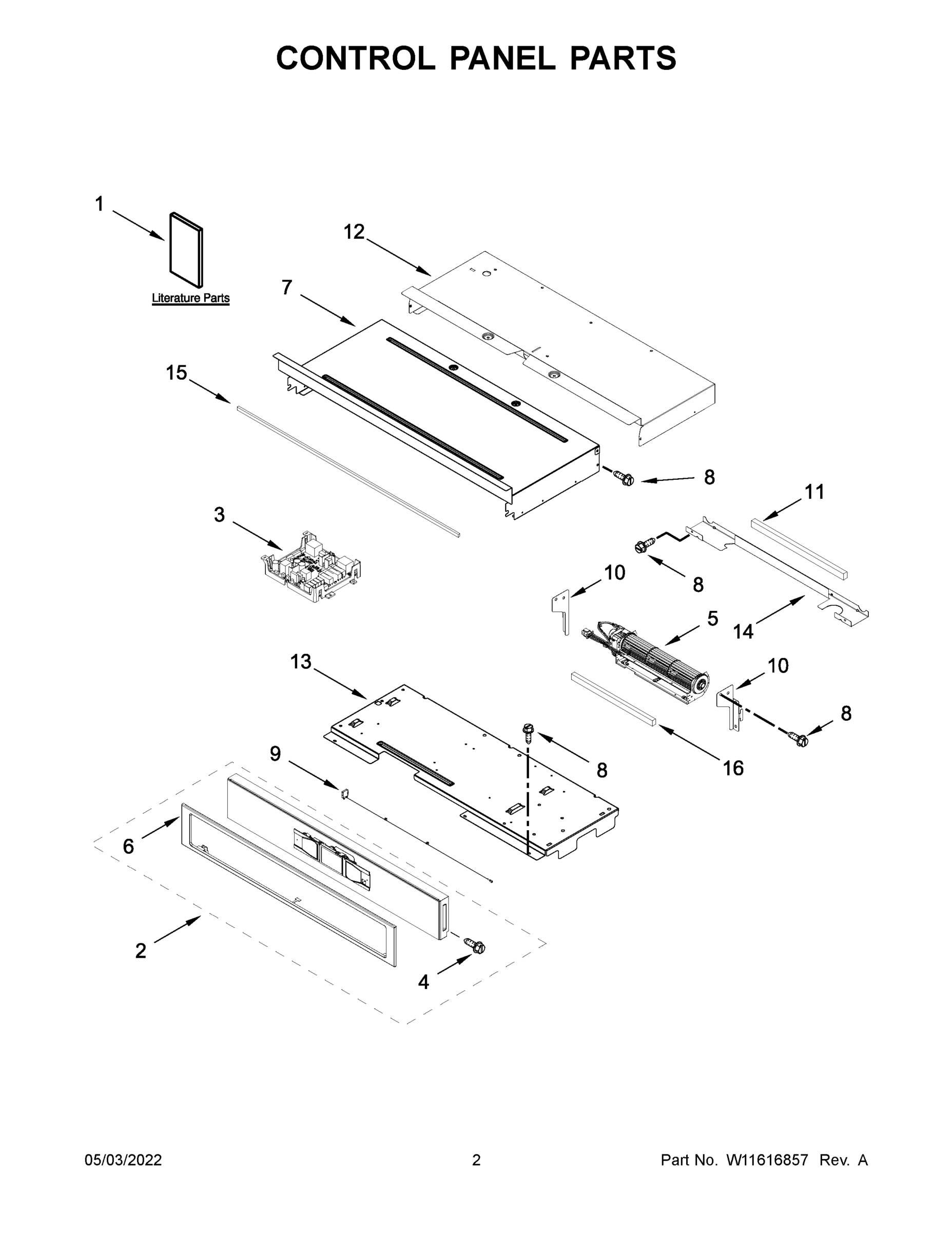 02 - CONTROL PANEL PARTS