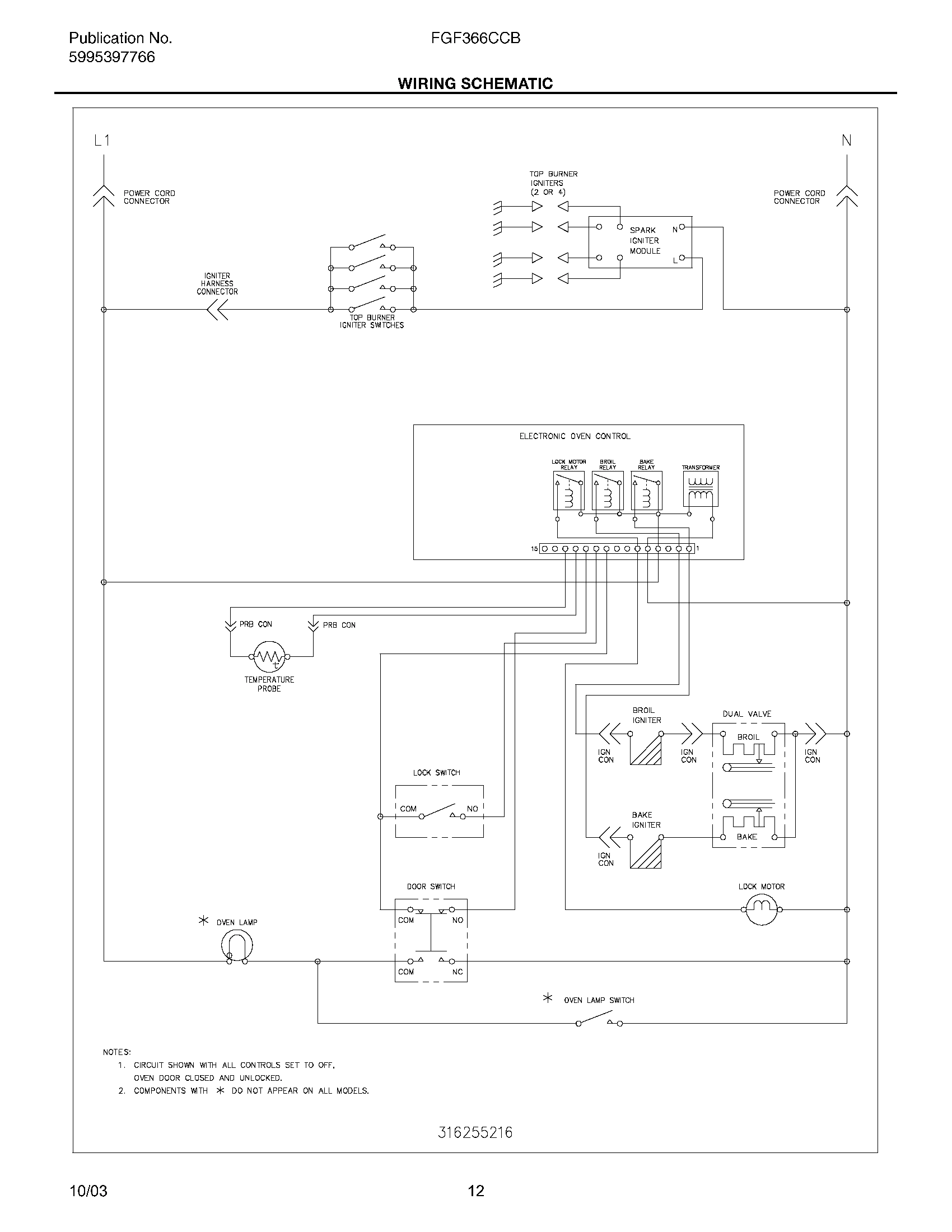 12 - WIRING SCHEMATIC