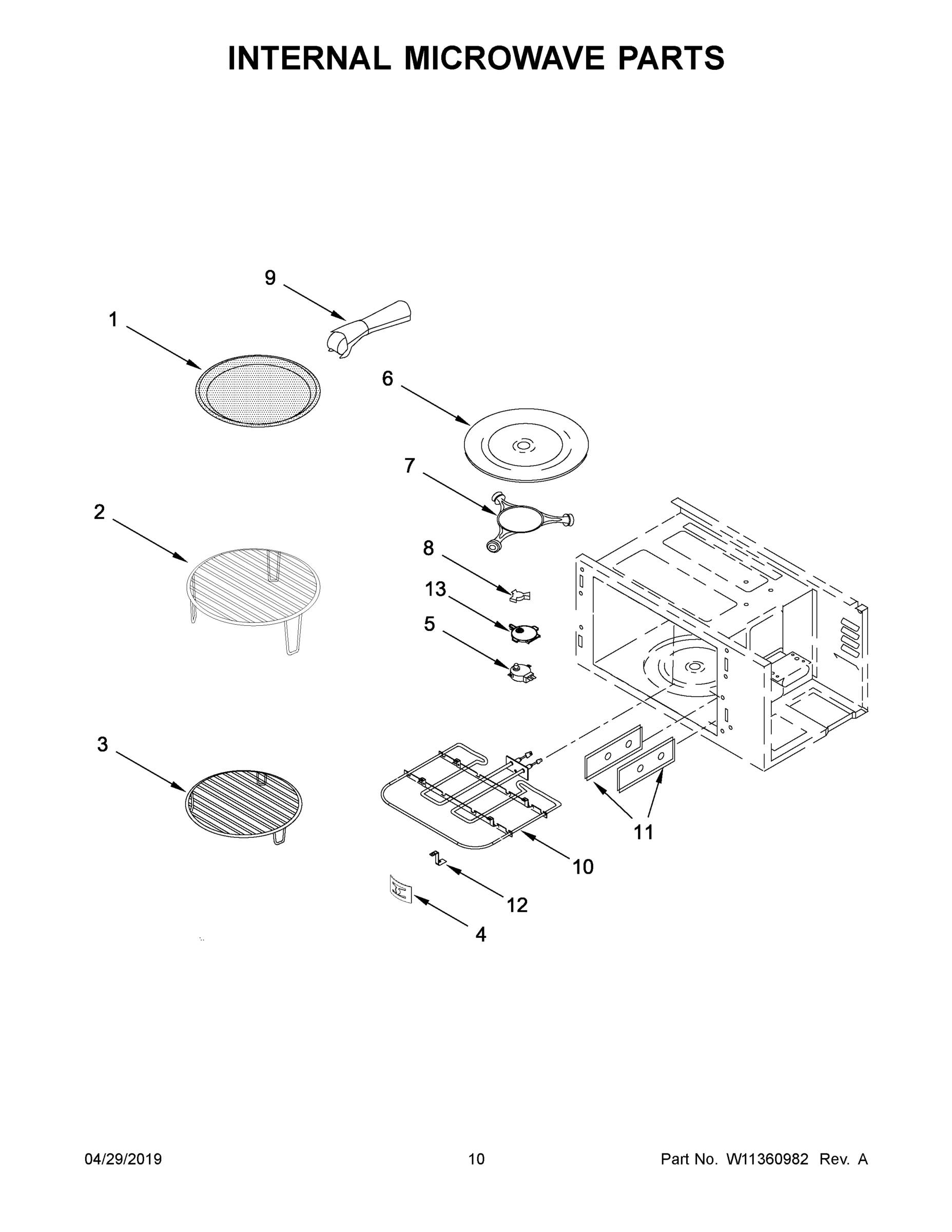 06 - INTERNAL MICROWAVE PARTS
