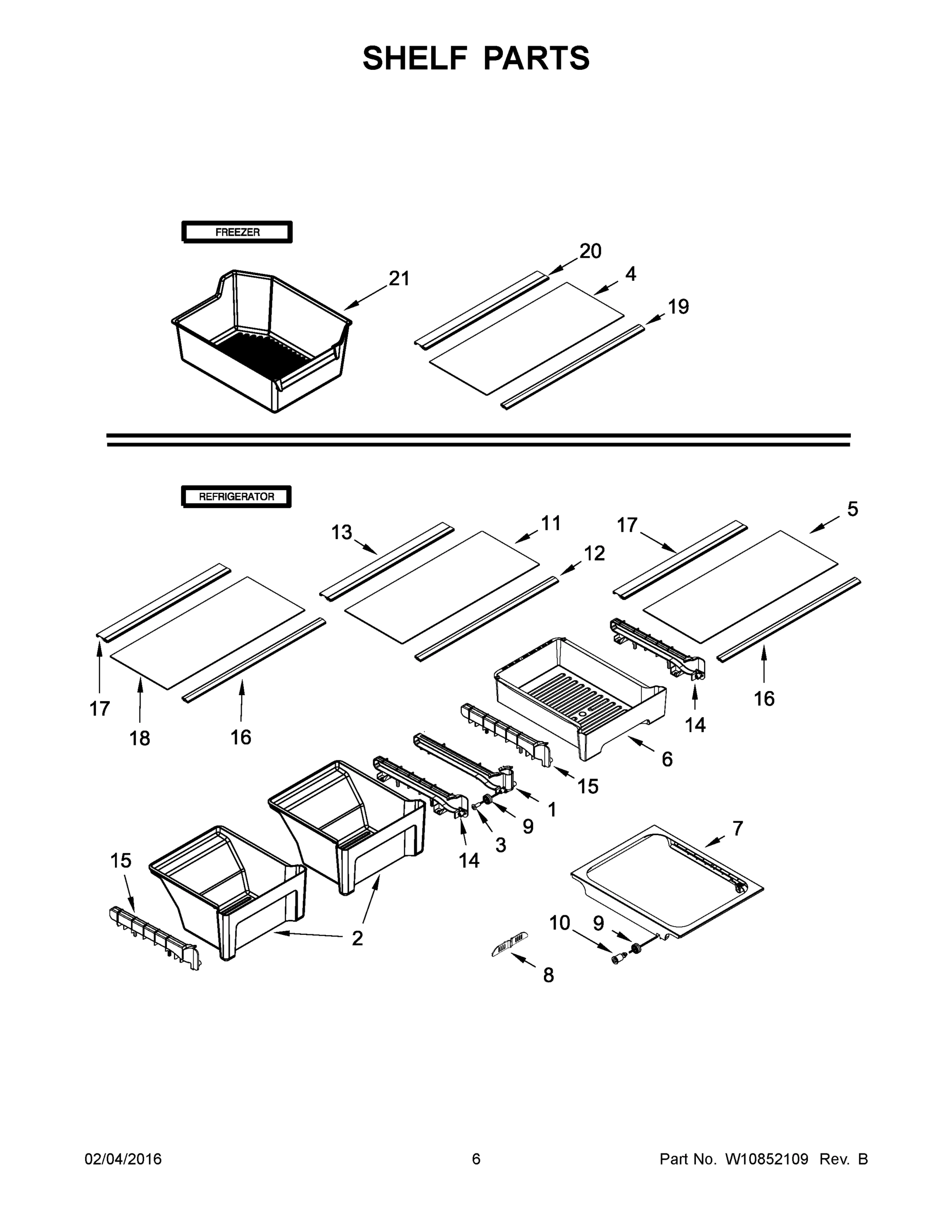 04 - SHELF PARTS