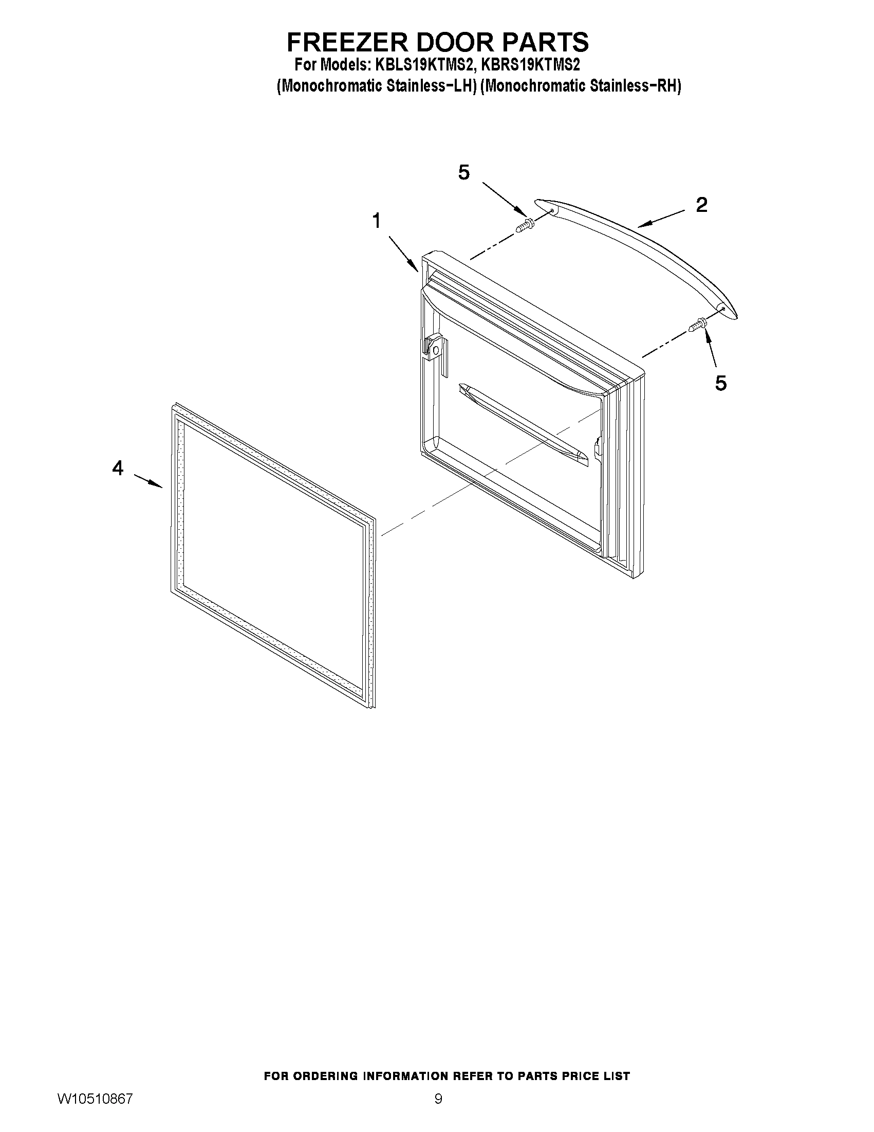 05 - FREEZER DOOR PARTS