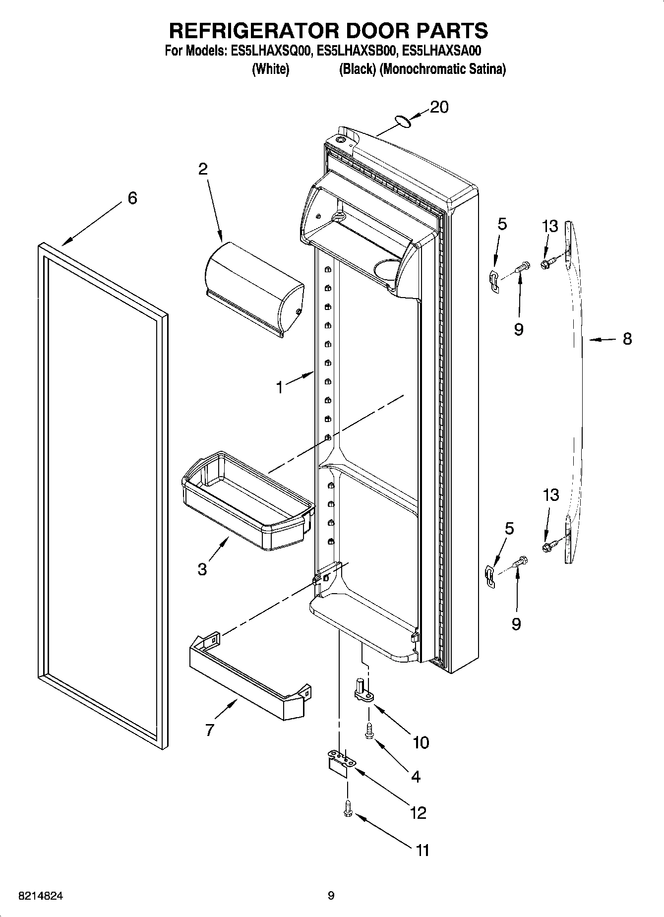 06 - REFRIGERATOR DOOR PARTS