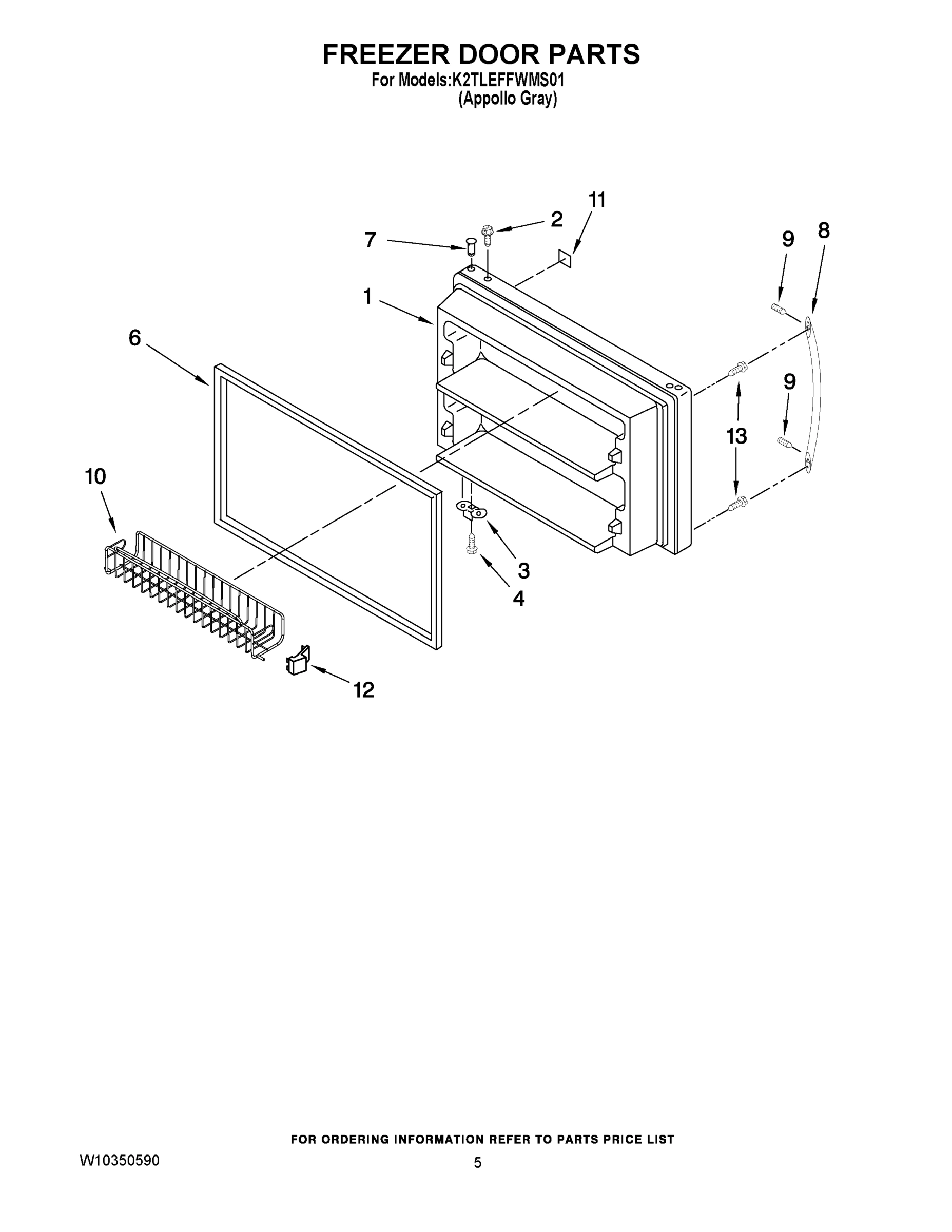 03 - FREEZER DOOR PARTS