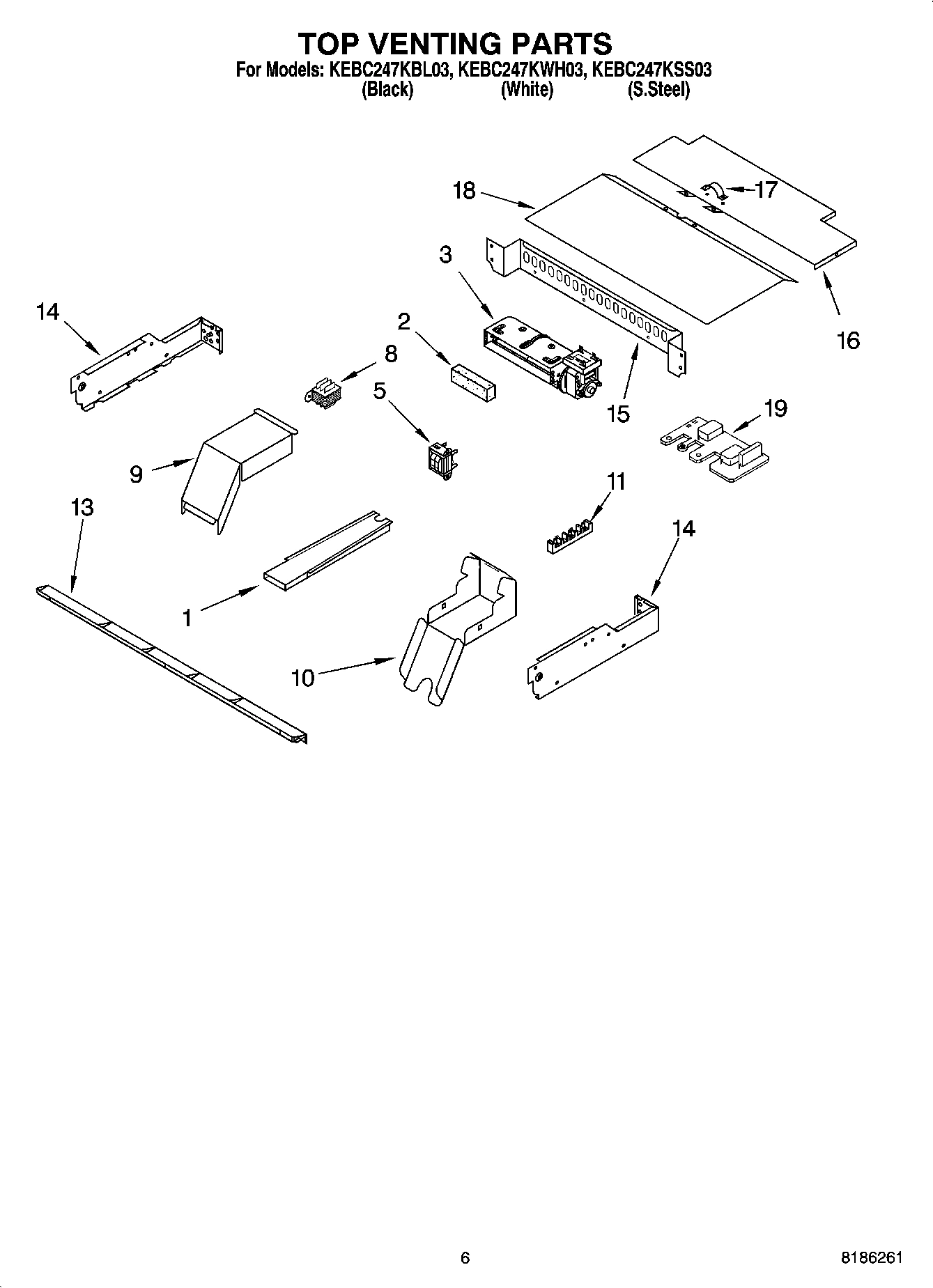 05 - TOP VENTING PARTS, OPTIONAL PARTS