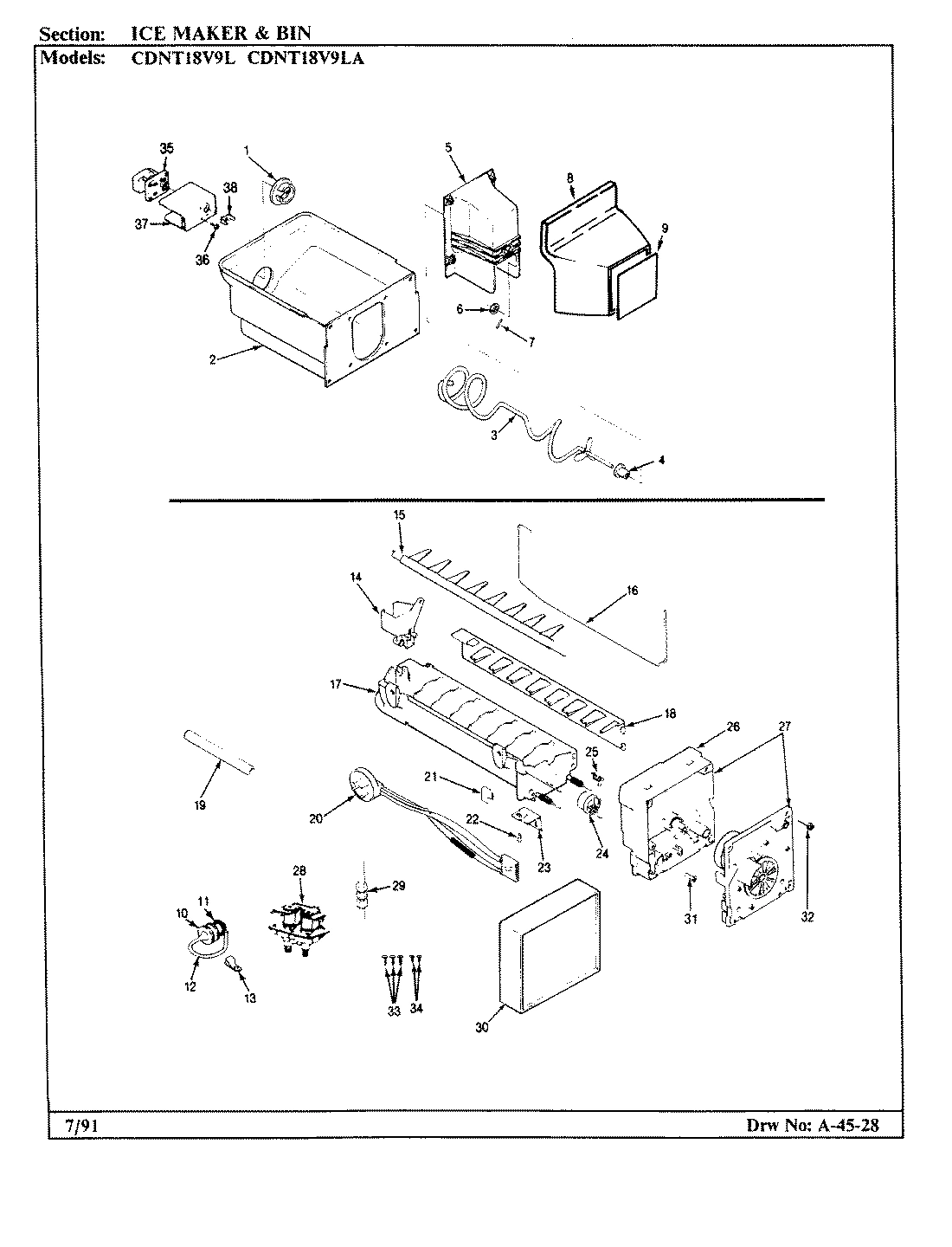 03 - ICE MAKER & BIN