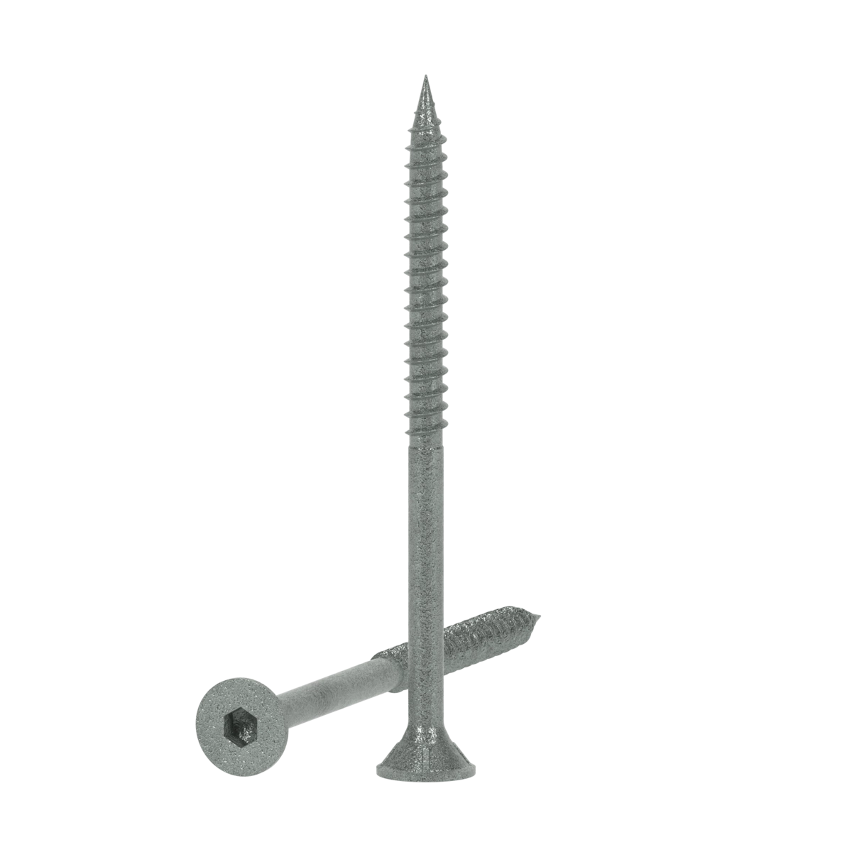 ZENITH® 14G x 100mm Class 3 Galvanised, Self Drilling, Internal Hex Drive, Bugle Batten Screws – External Use – 100 Pack