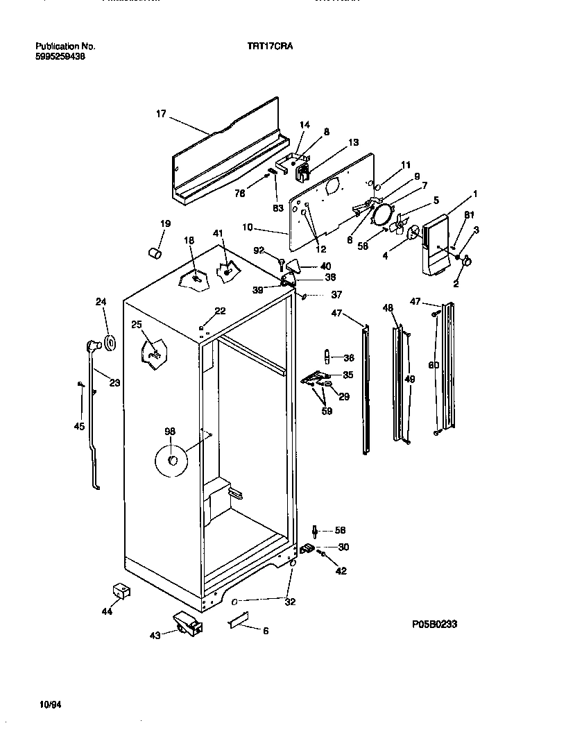 03 - CABINET W/ FAN ASSEMBLY