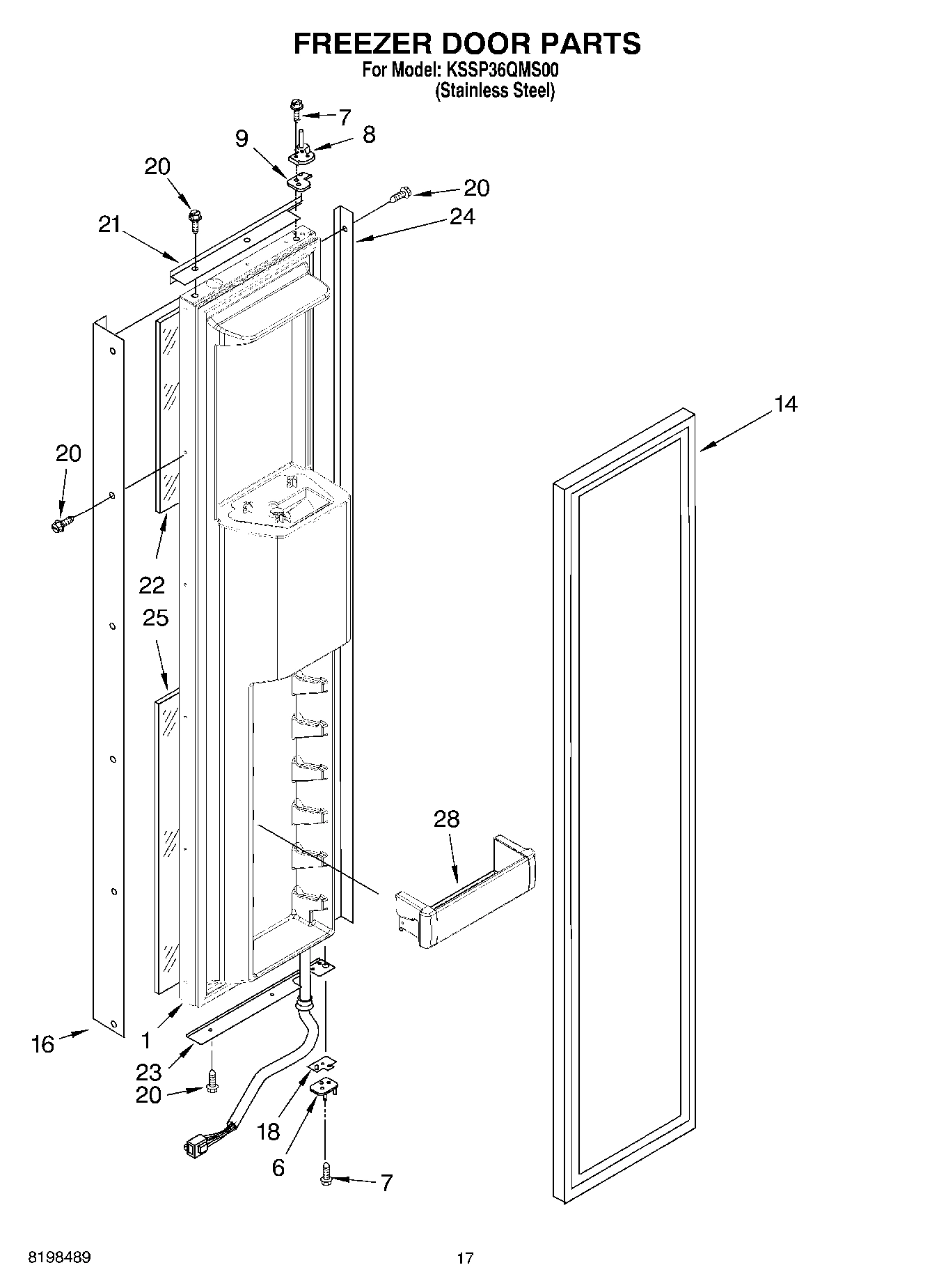 11 - FREEZER DOOR PARTS