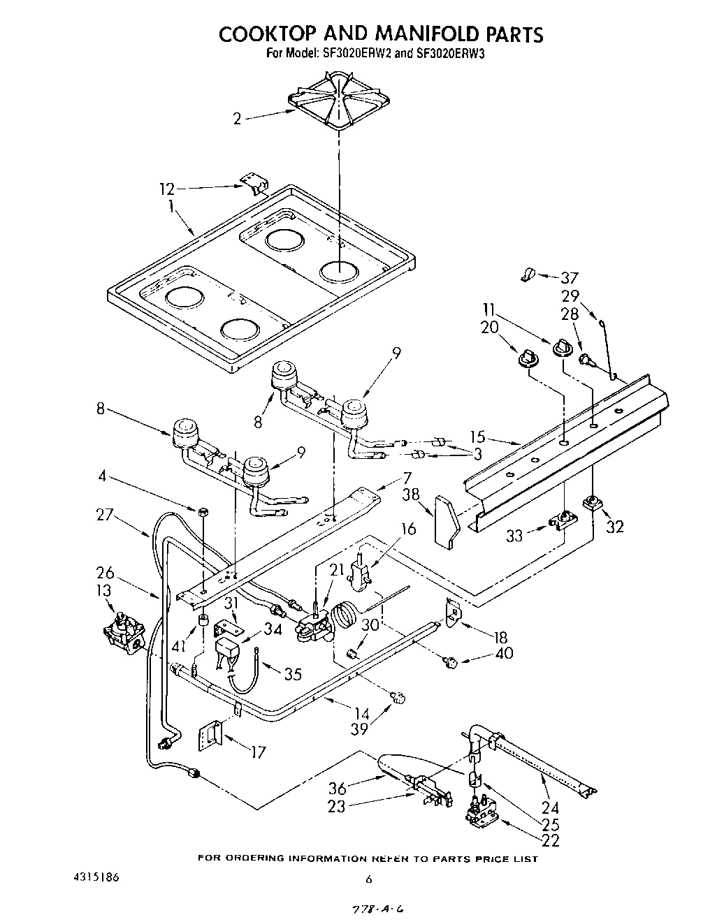 05 - COOK TOP AND MANIFOLD , LITERATURE