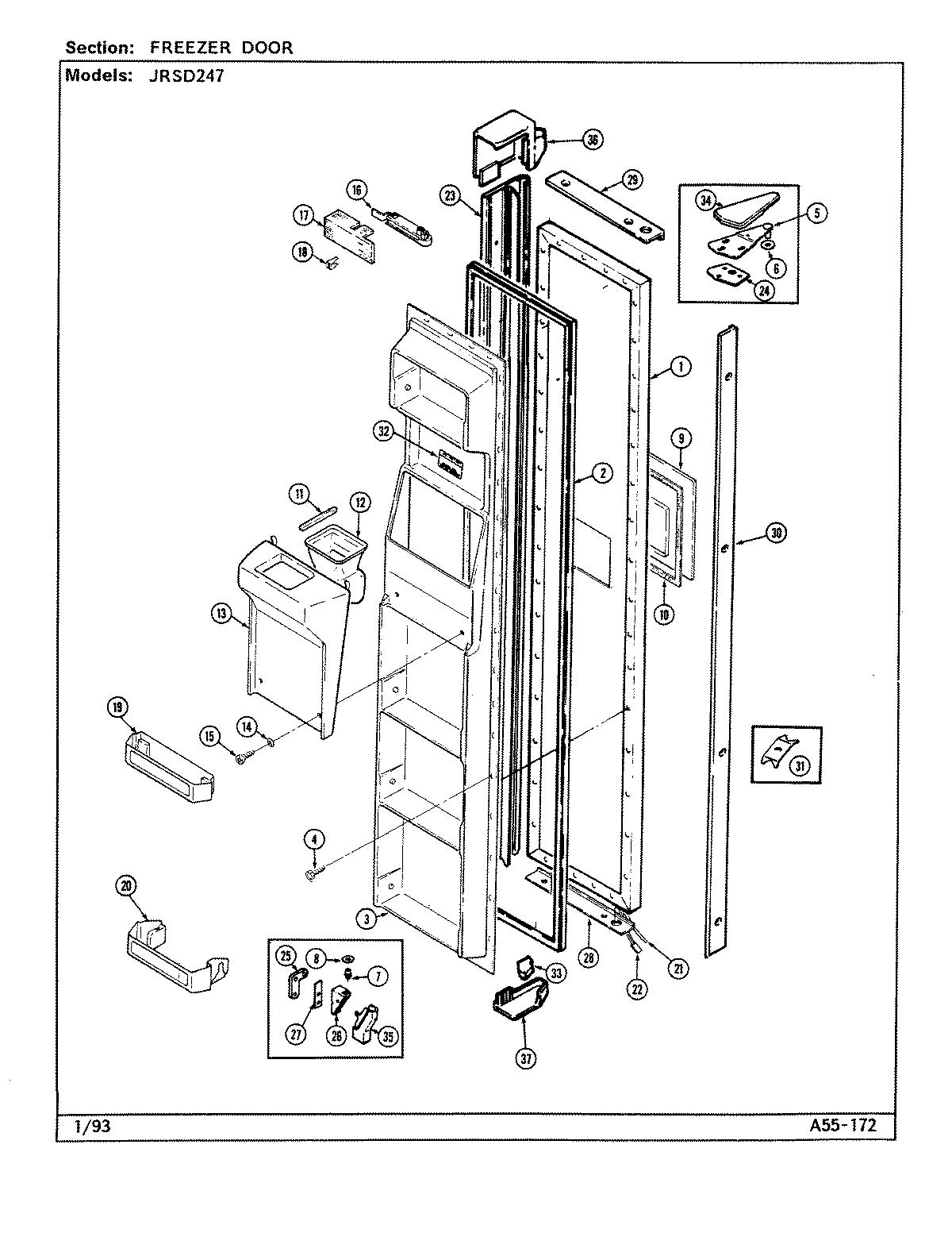 02 - FREEZER DOOR