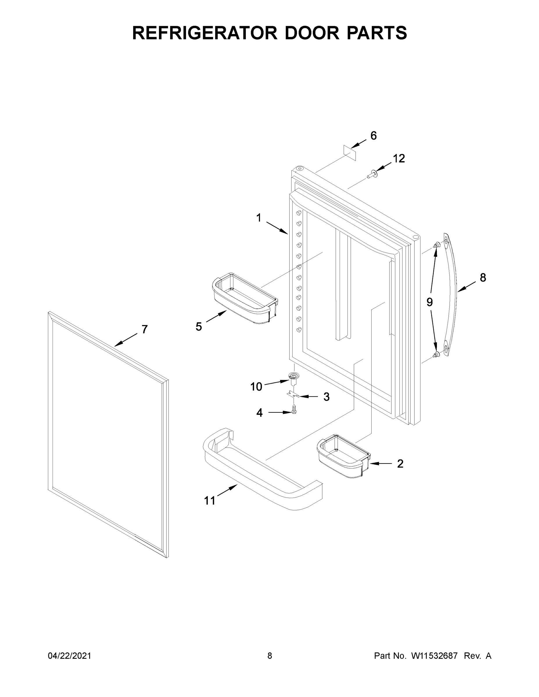 05 - REFRIGERATOR DOOR PARTS