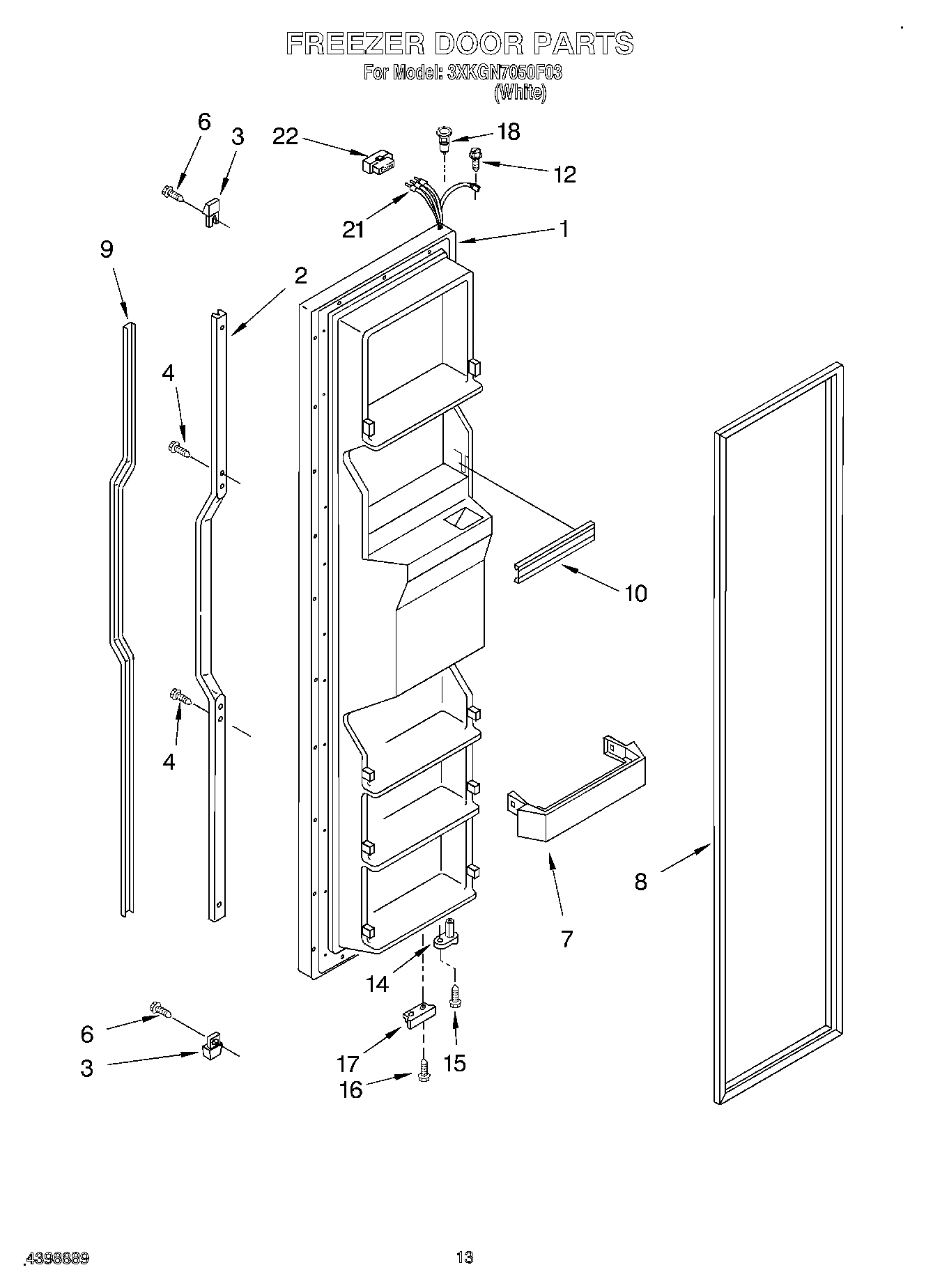 08 - FREEZER DOOR