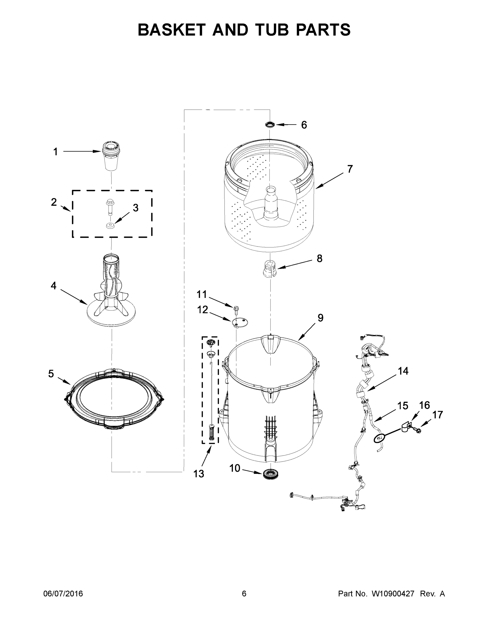 04 - BASKET AND TUB PARTS