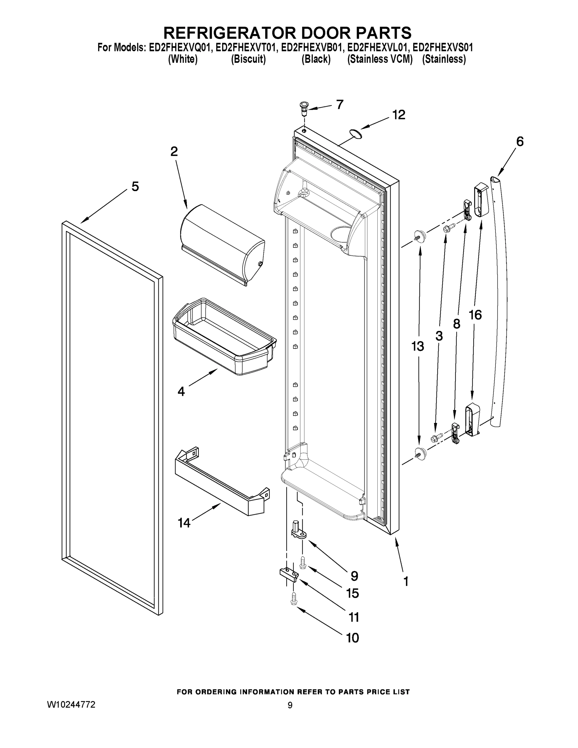 06 - REFRIGERATOR DOOR PARTS