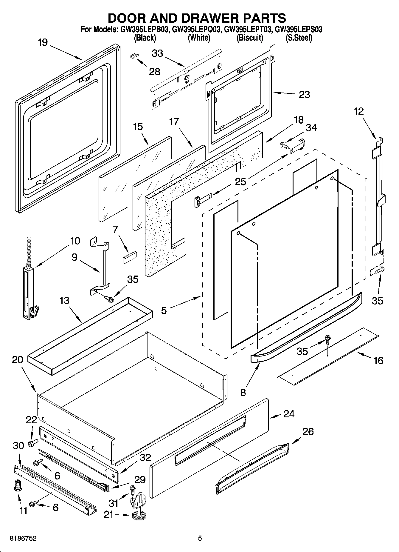 04 - DOOR AND DRAWER PARTS