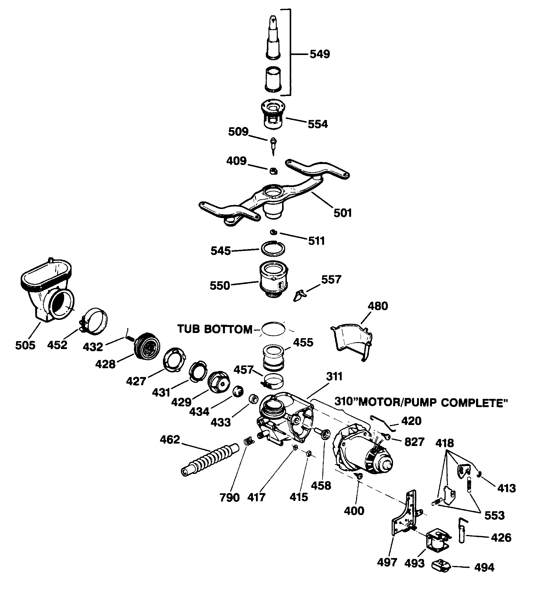 MOTOR-PUMP MECHANISM