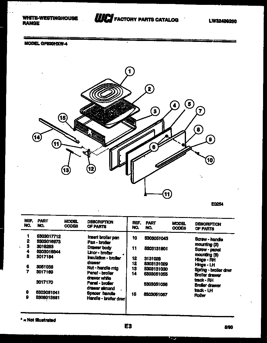 04 - BROILER DRAWER PARTS