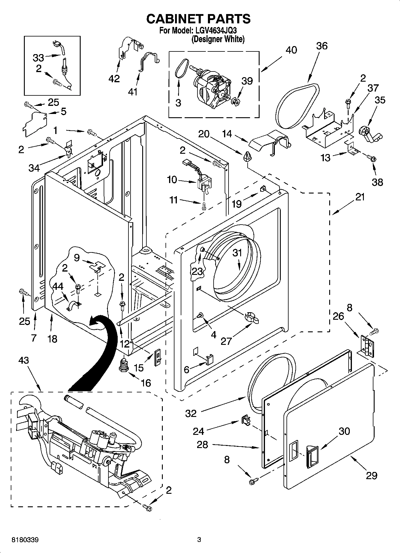 02 - CABINET PARTS