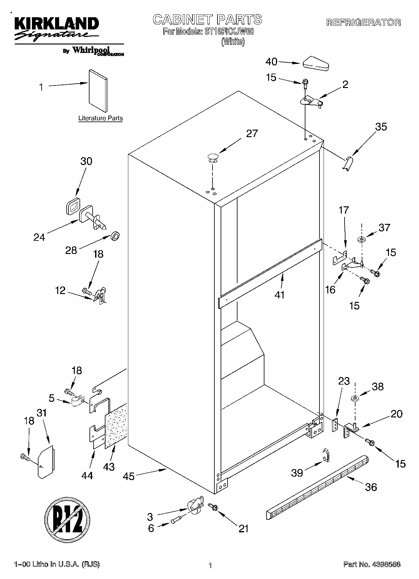 01 - CABINET, LITERATURE