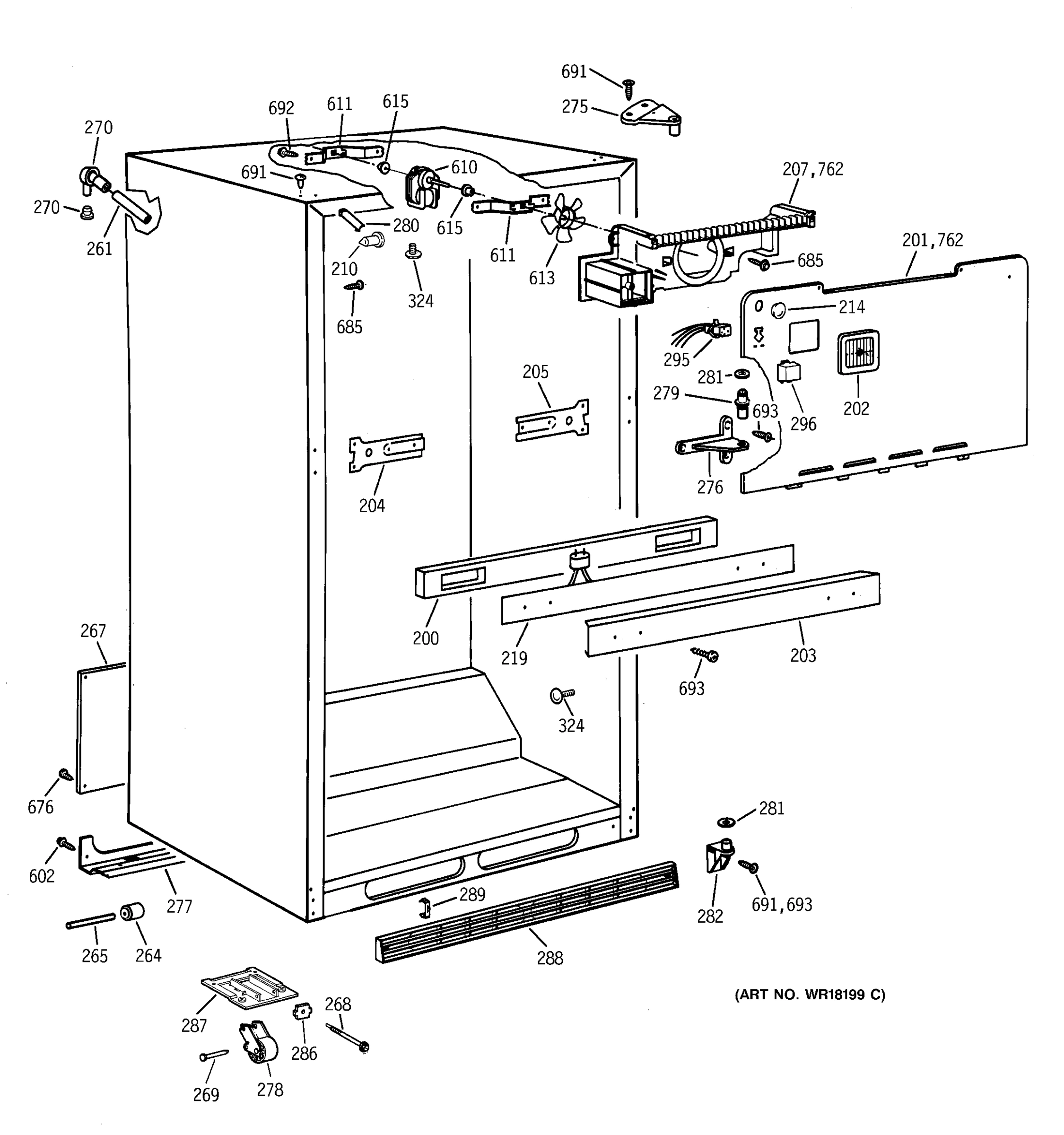 CABINET PARTS