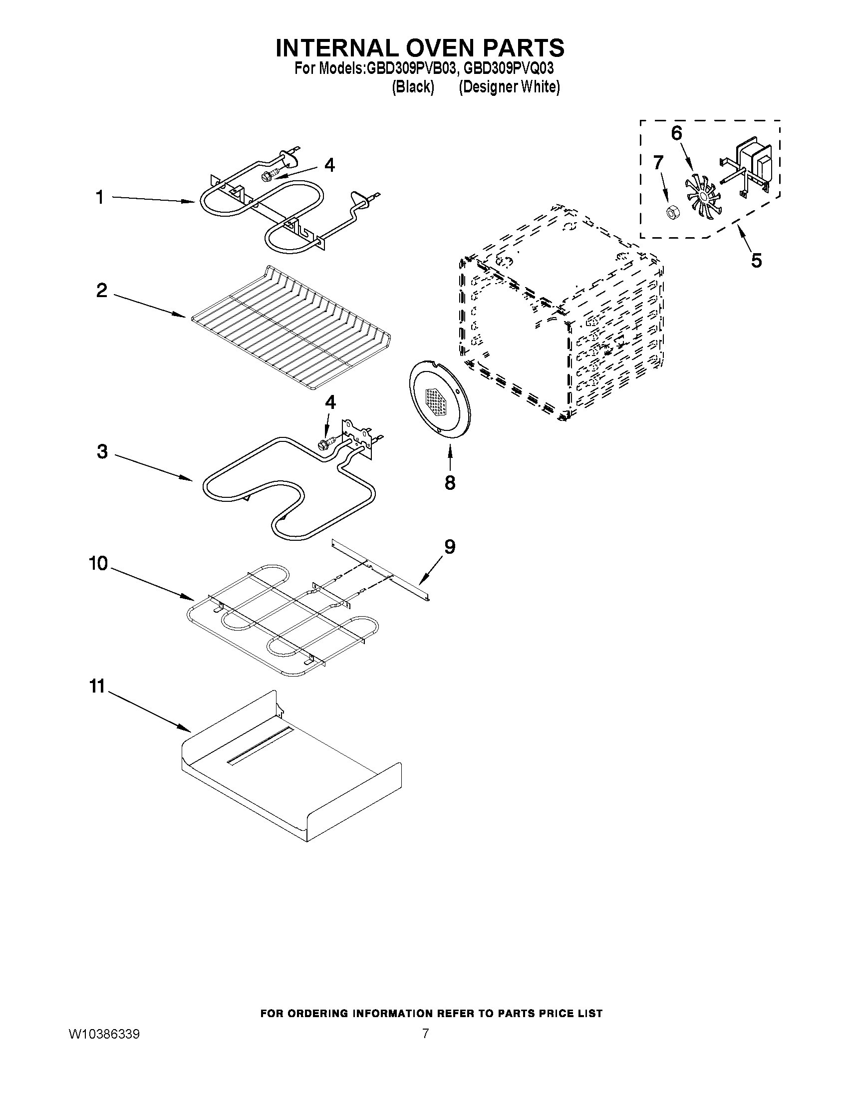 05 - INTERNAL OVEN PARTS