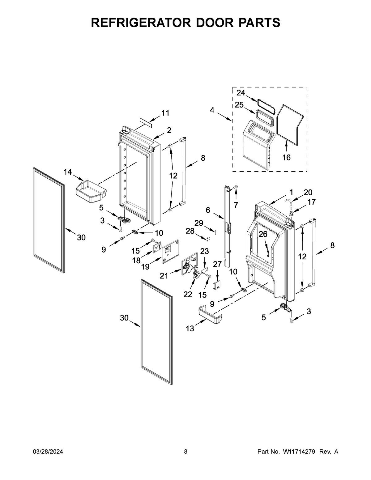 05 - REFRIGERATOR DOOR PARTS
