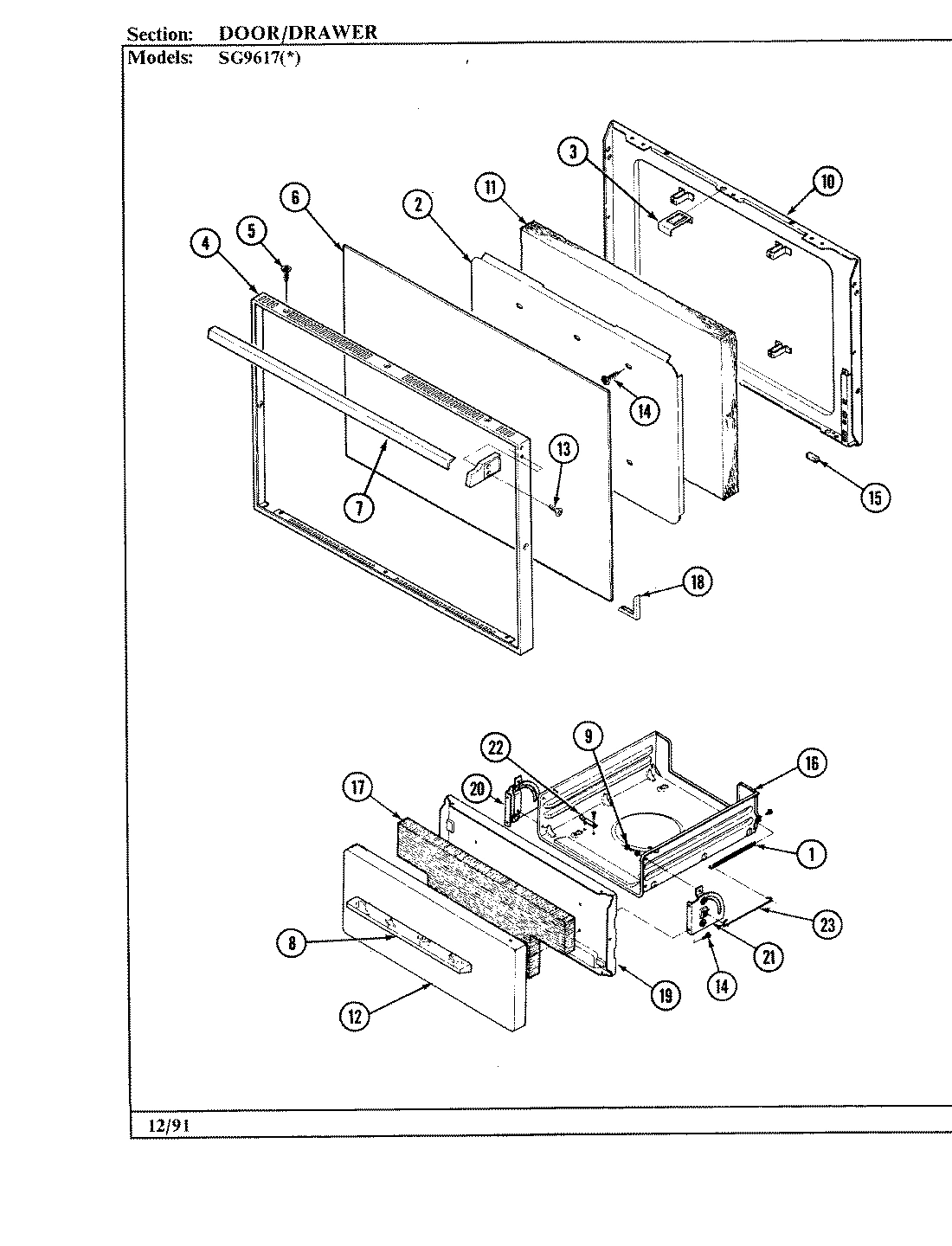 02 - DOOR/DRAWER (SG9617x429R)