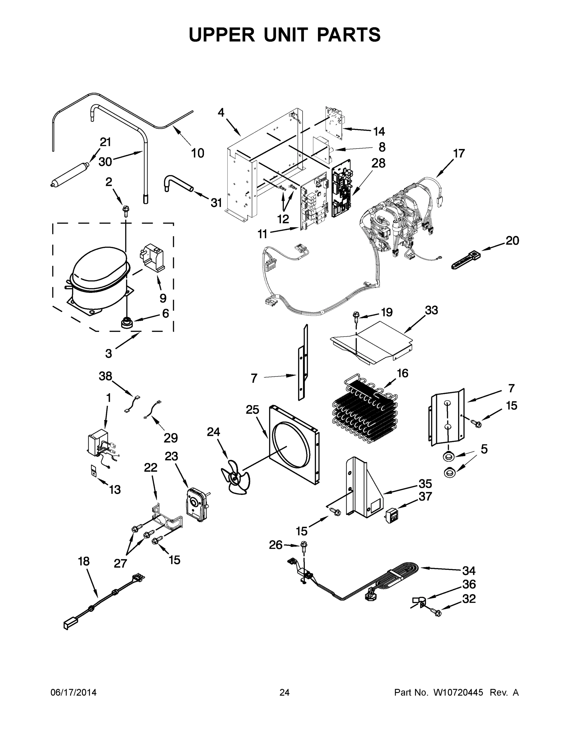 13 - UPPER UNIT PARTS