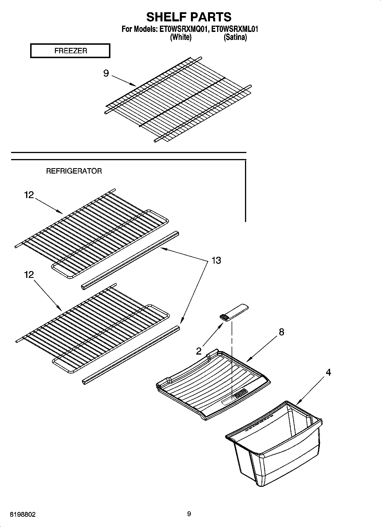 05 - SHELF PARTS, OPTIONAL PARTS
