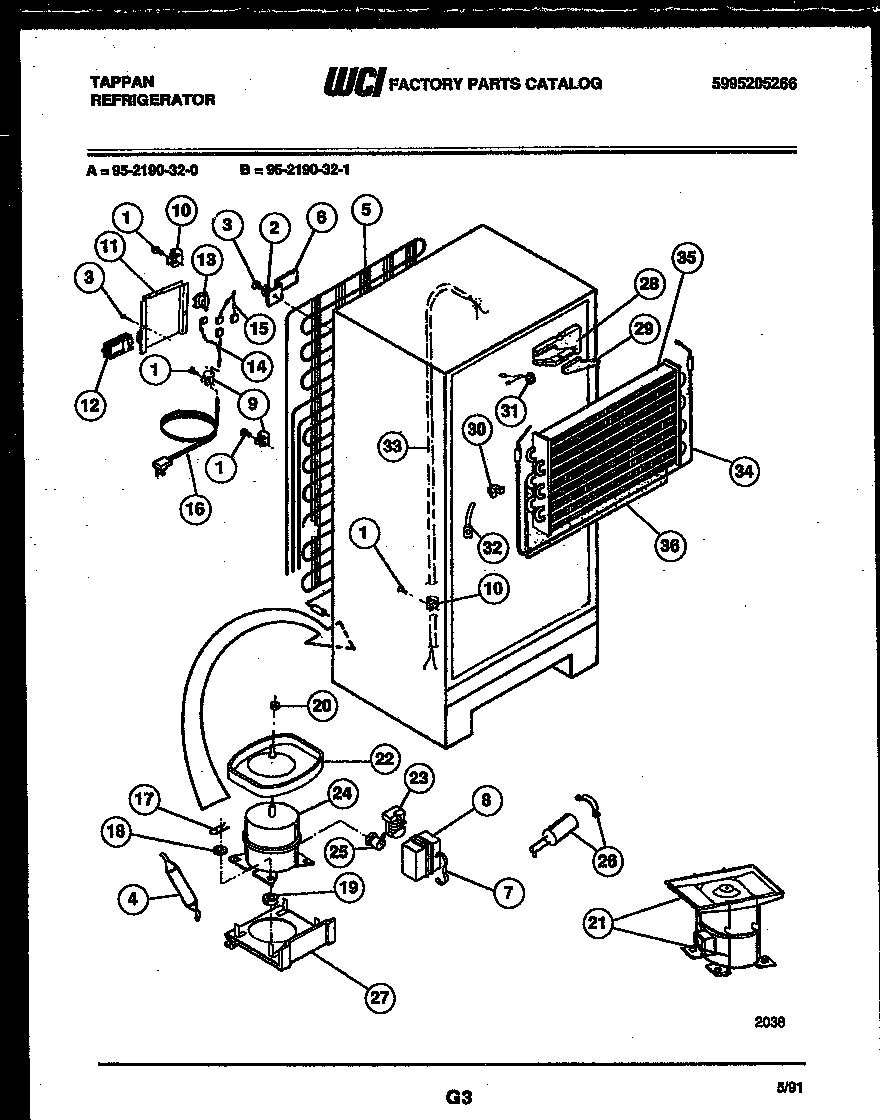05 - SYSTEM AND AUTOMATIC DEFROST PARTS