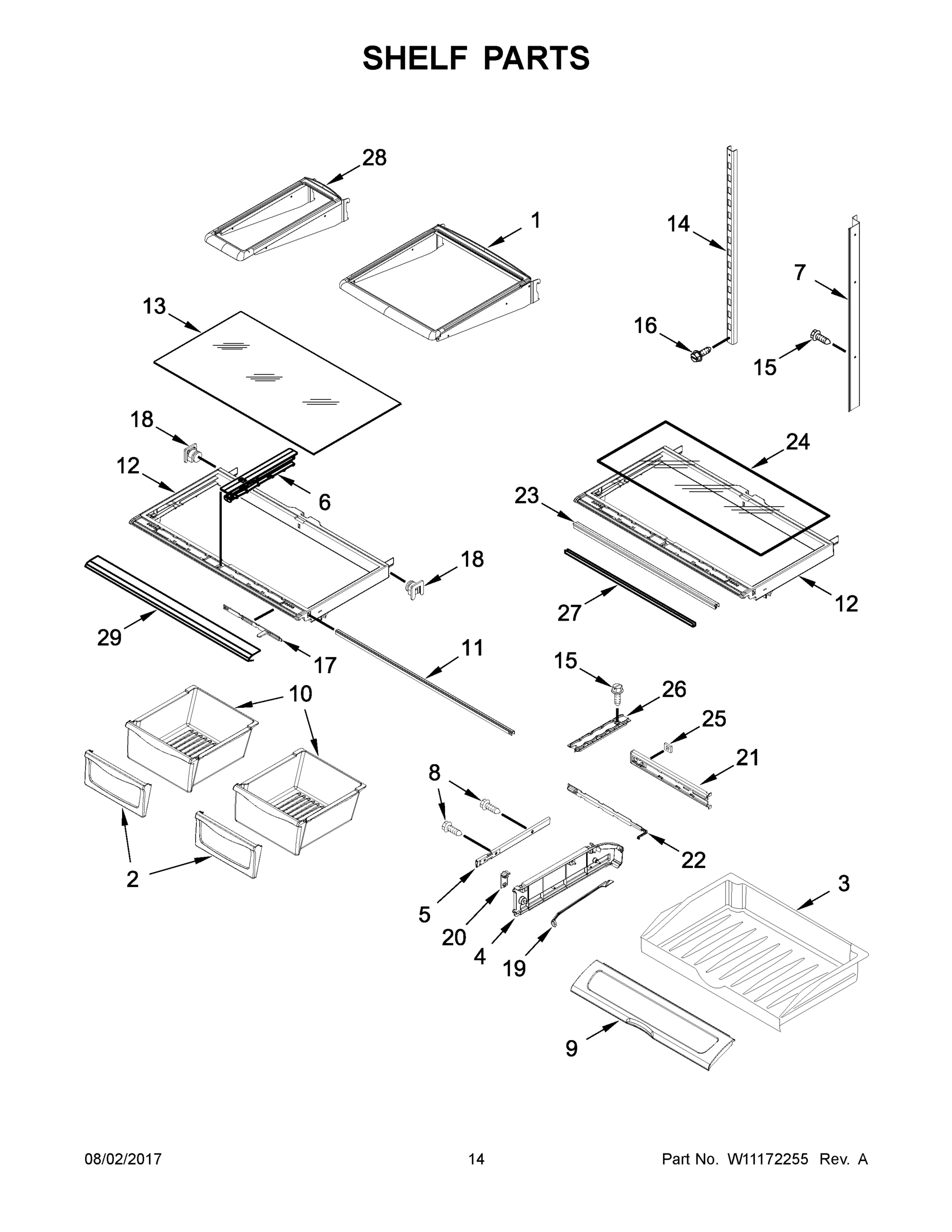 08 - SHELF PARTS