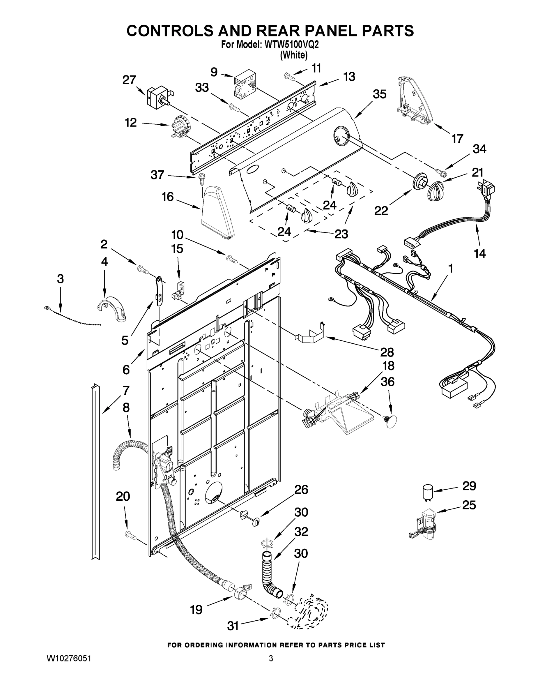 02 - CONTROLS AND REAR PANEL PARTS