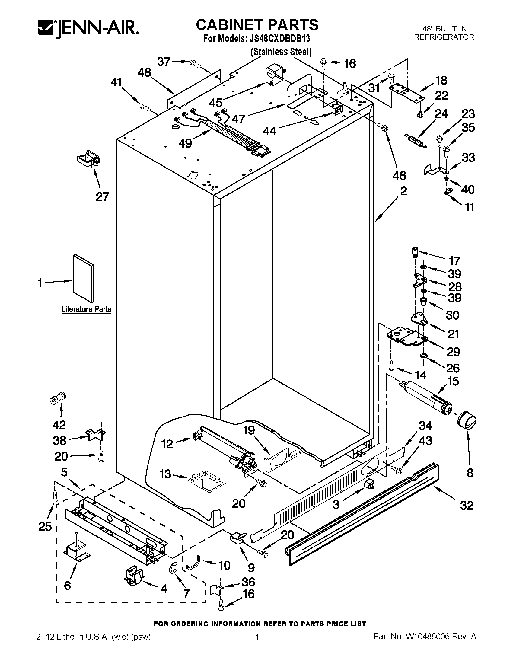 01 - CABINET PARTS