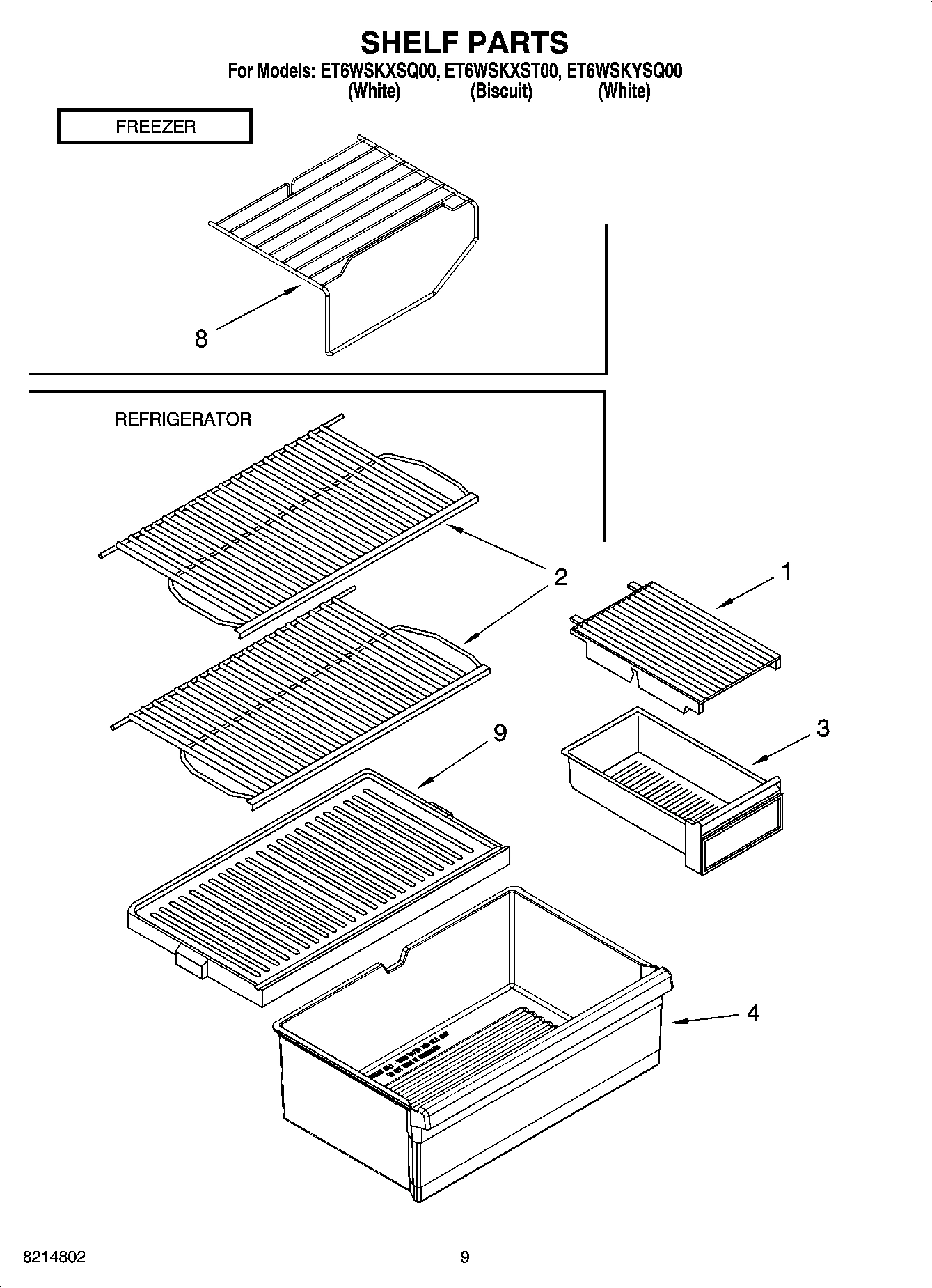 05 - SHELF PARTS, OPTIONAL PARTS