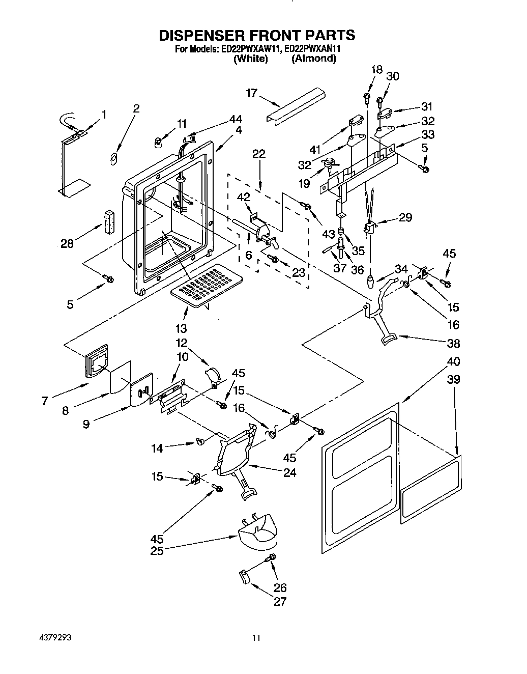 08 - DISPENSER FRONT