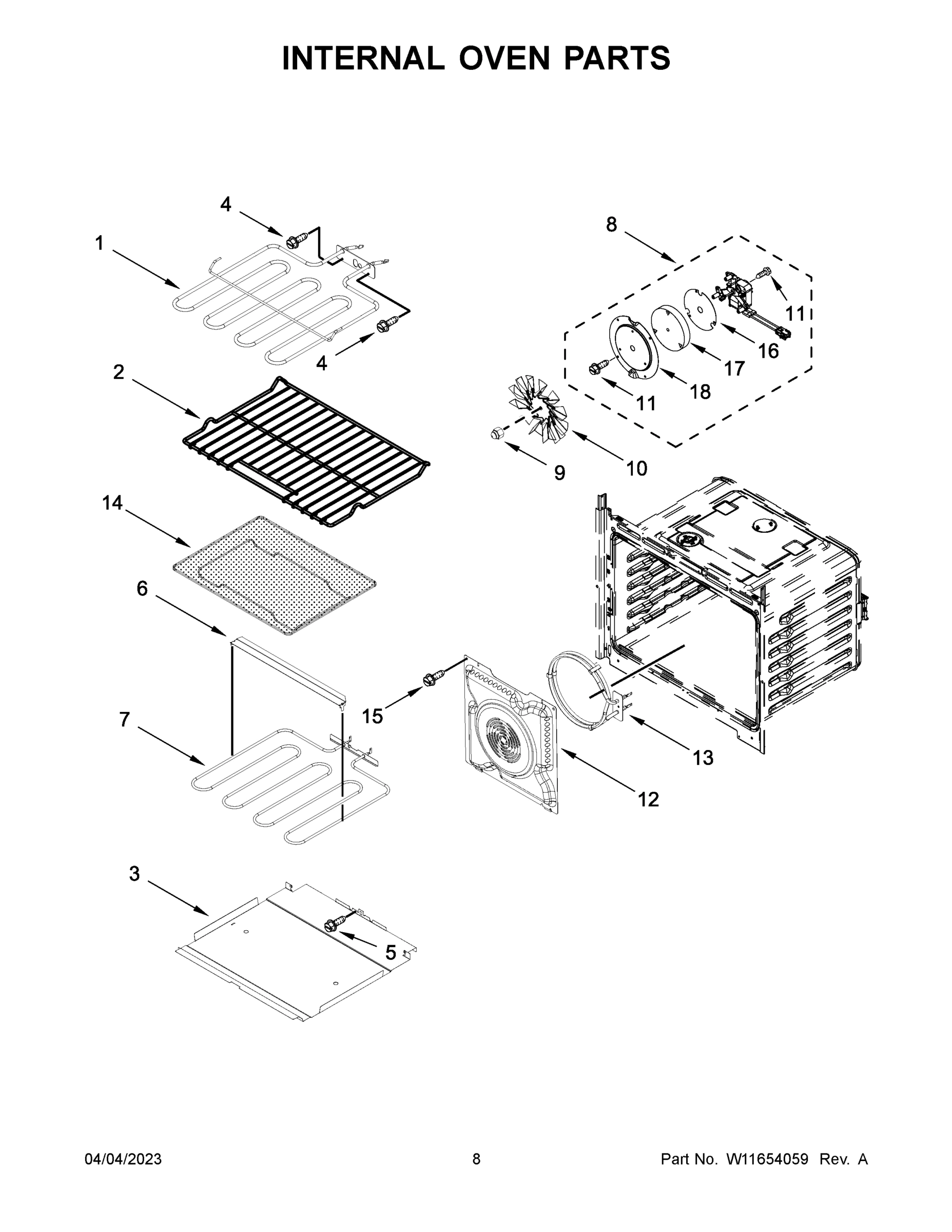 05 - INTERNAL OVEN PARTS