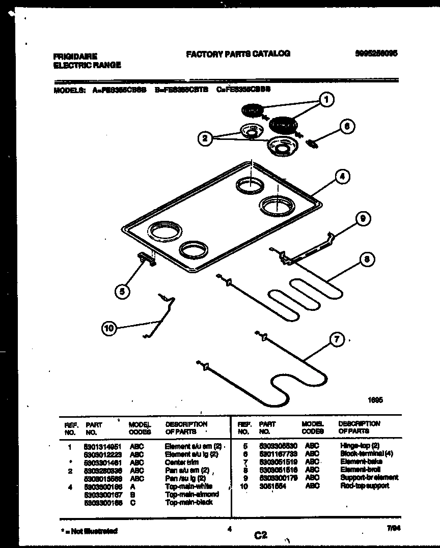 03 - COOKTOP AND BROILER PARTS