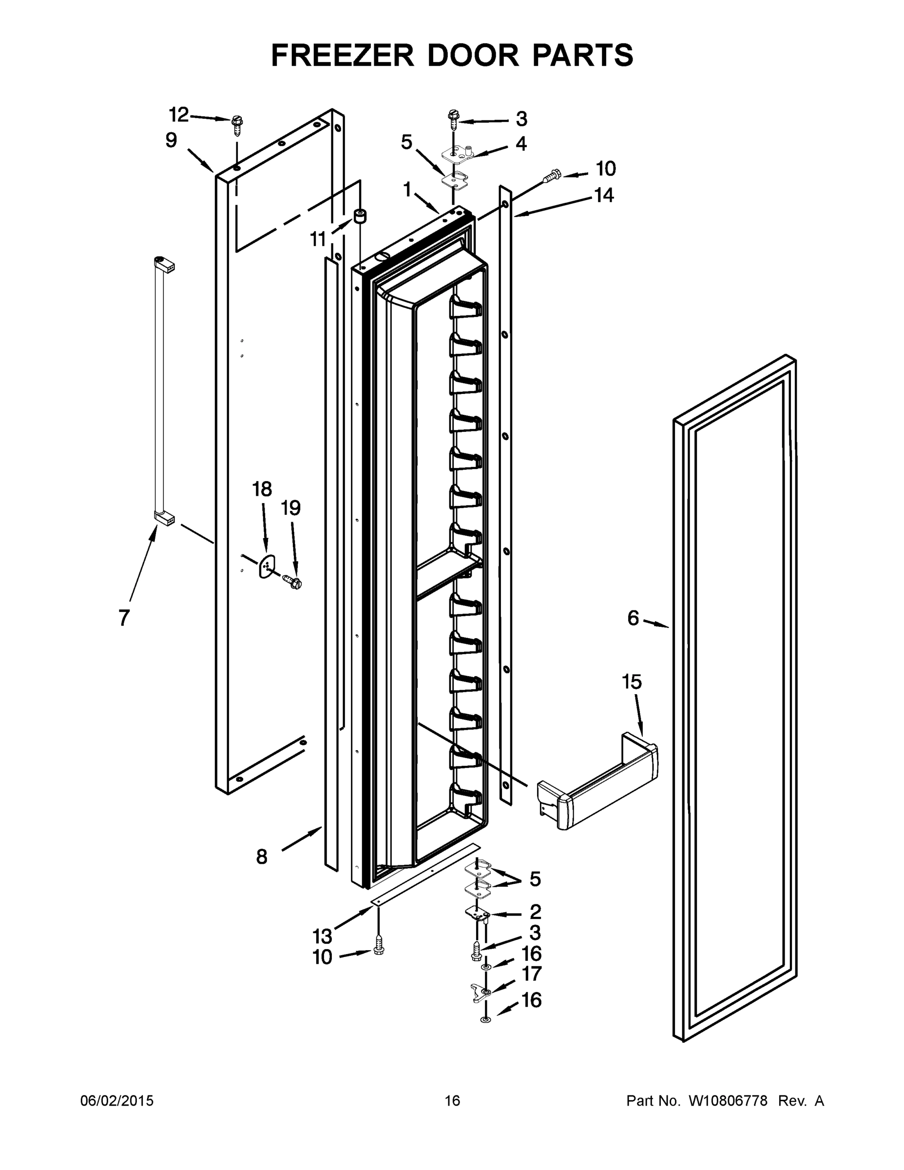 09 - FREEZER DOOR PARTS